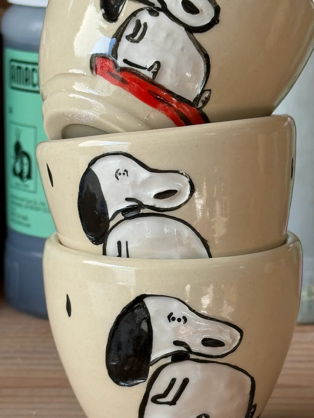 Bloated Snoopy Espresso Cup – Danny D's Mud Shop