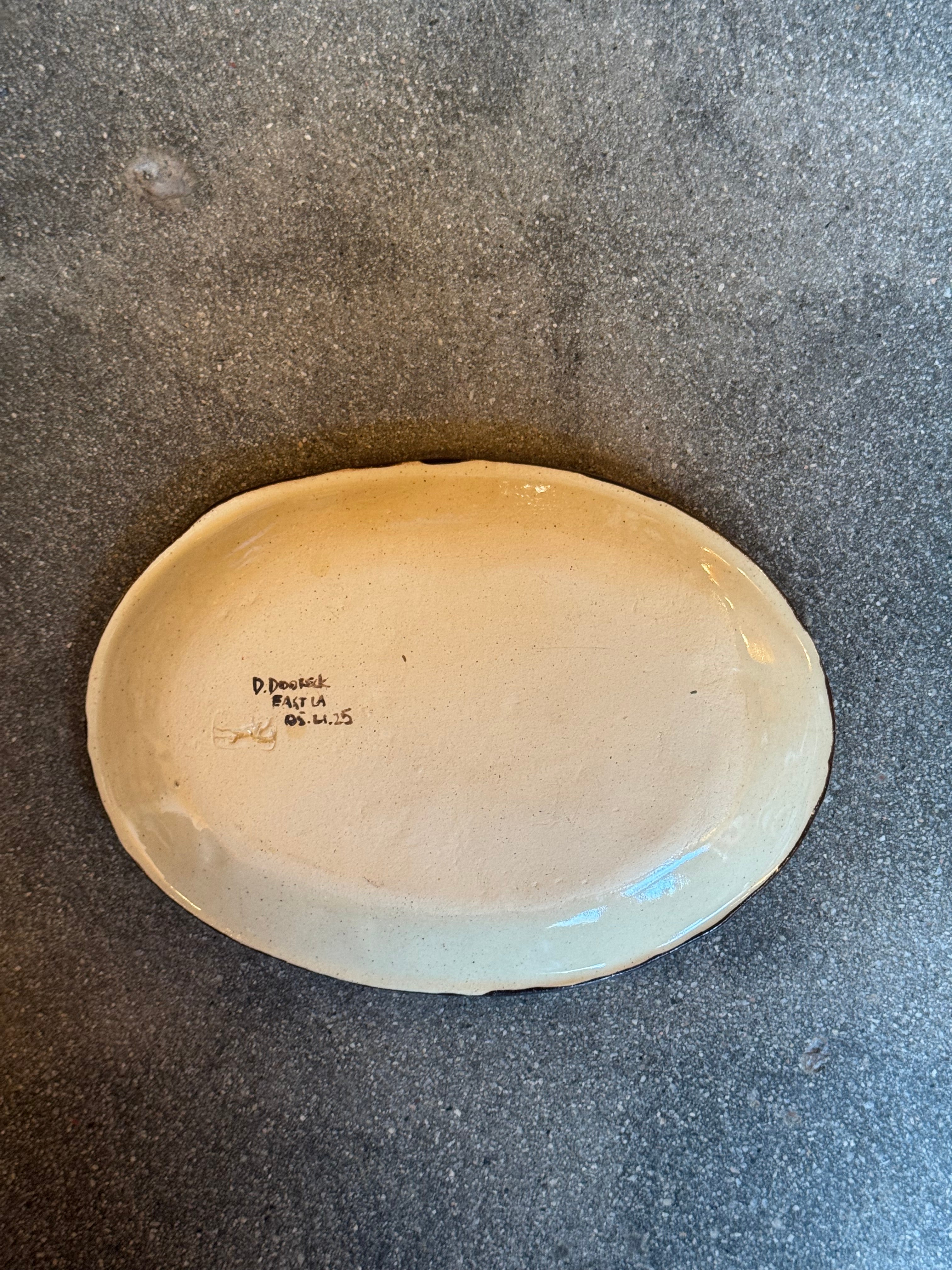 Rancher Sgraffito Bistro Plate
