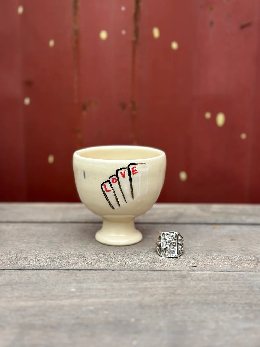 Heartbreak Cards Wine cup