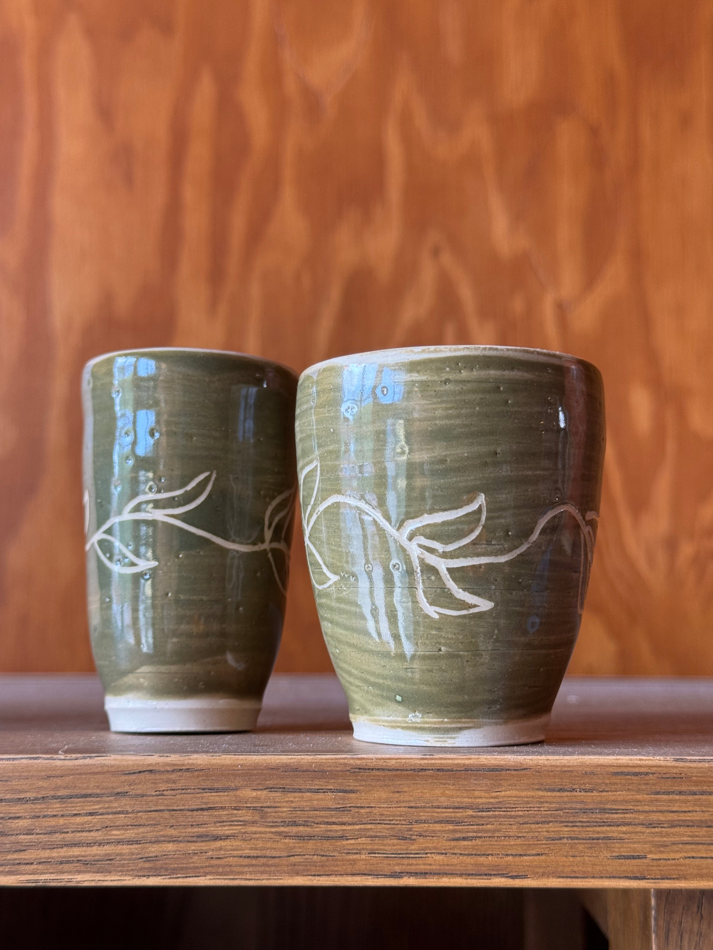 Green Vine Tiny Cup