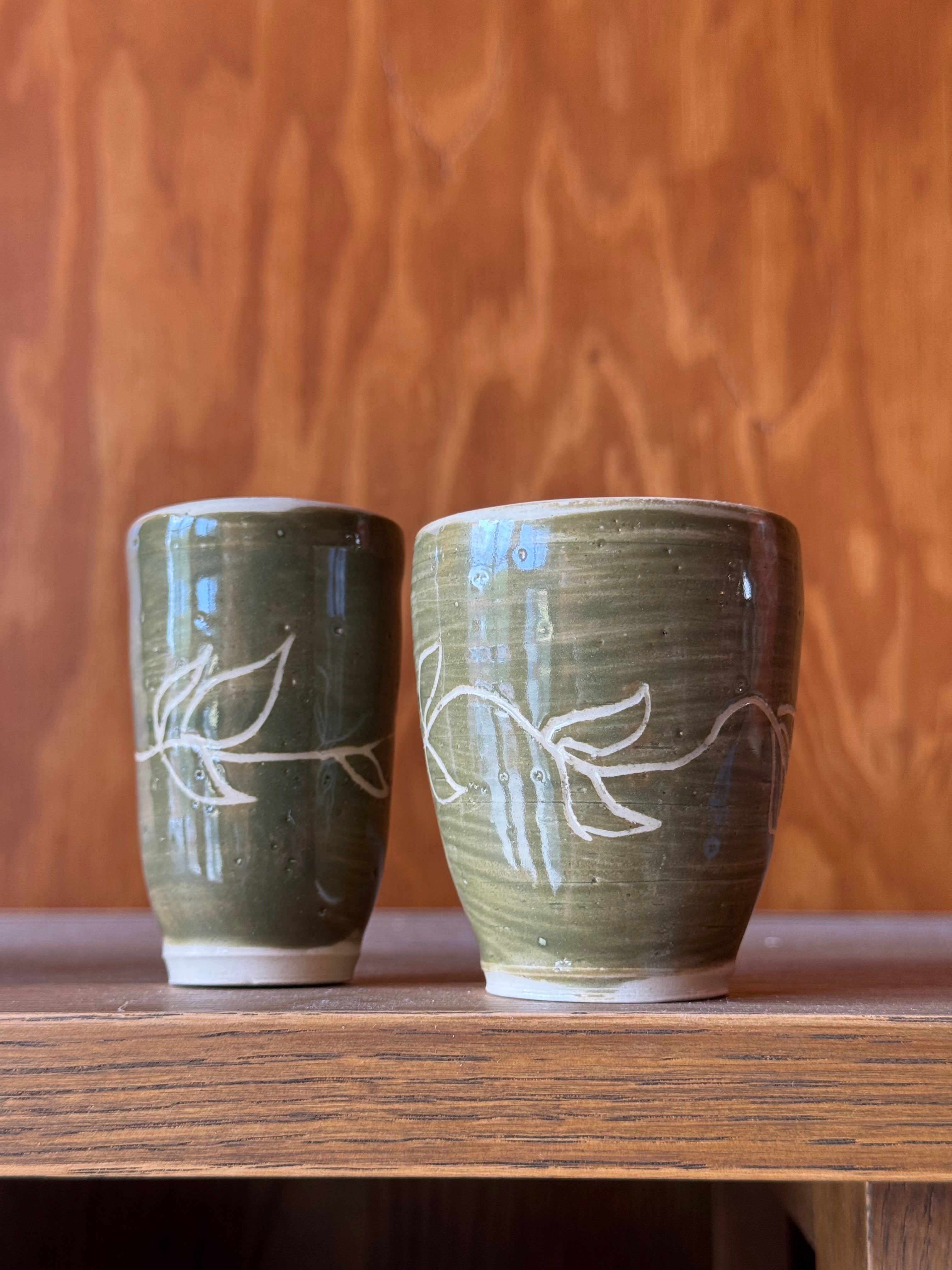 Green Vine Tiny Cup
