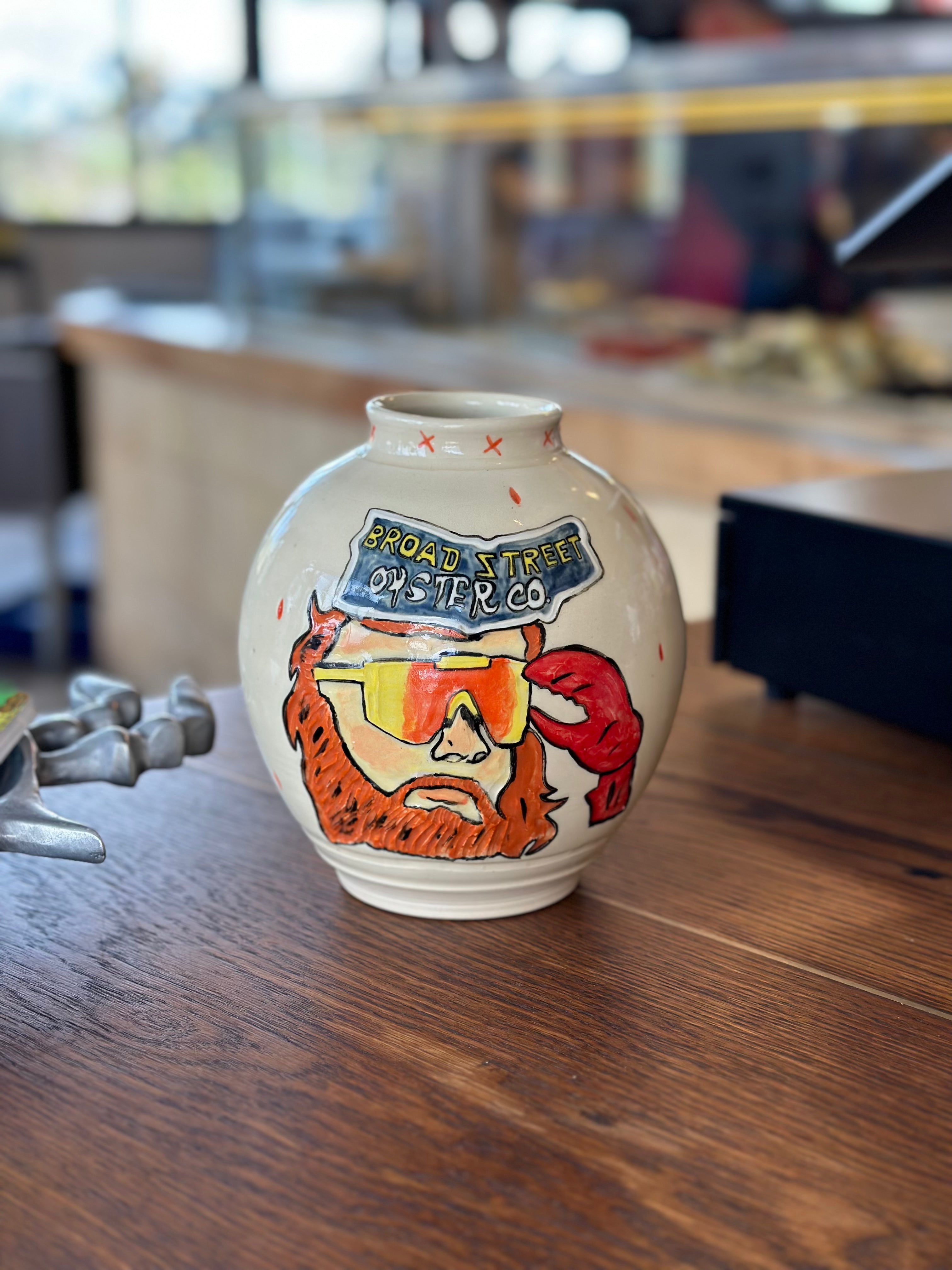 Vase for Broad Street Oyster Co.
