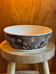 Brown Rancher Orchid Platter