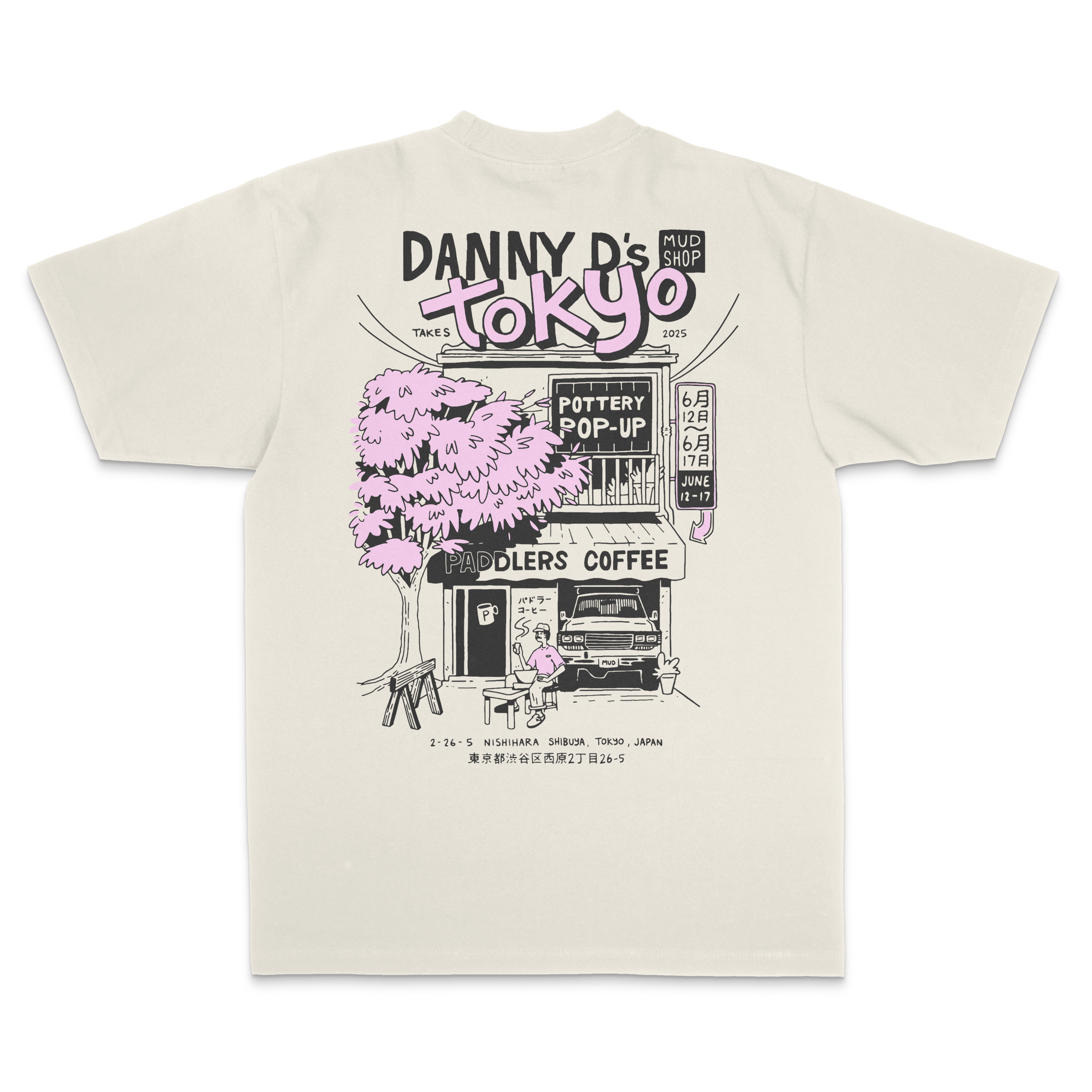 Danny D's Mud Shop x Paddlers Tokyo Popup Shirt