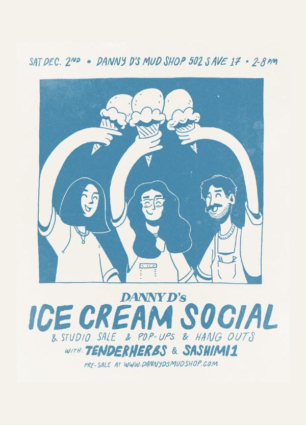 Ice cream social poster