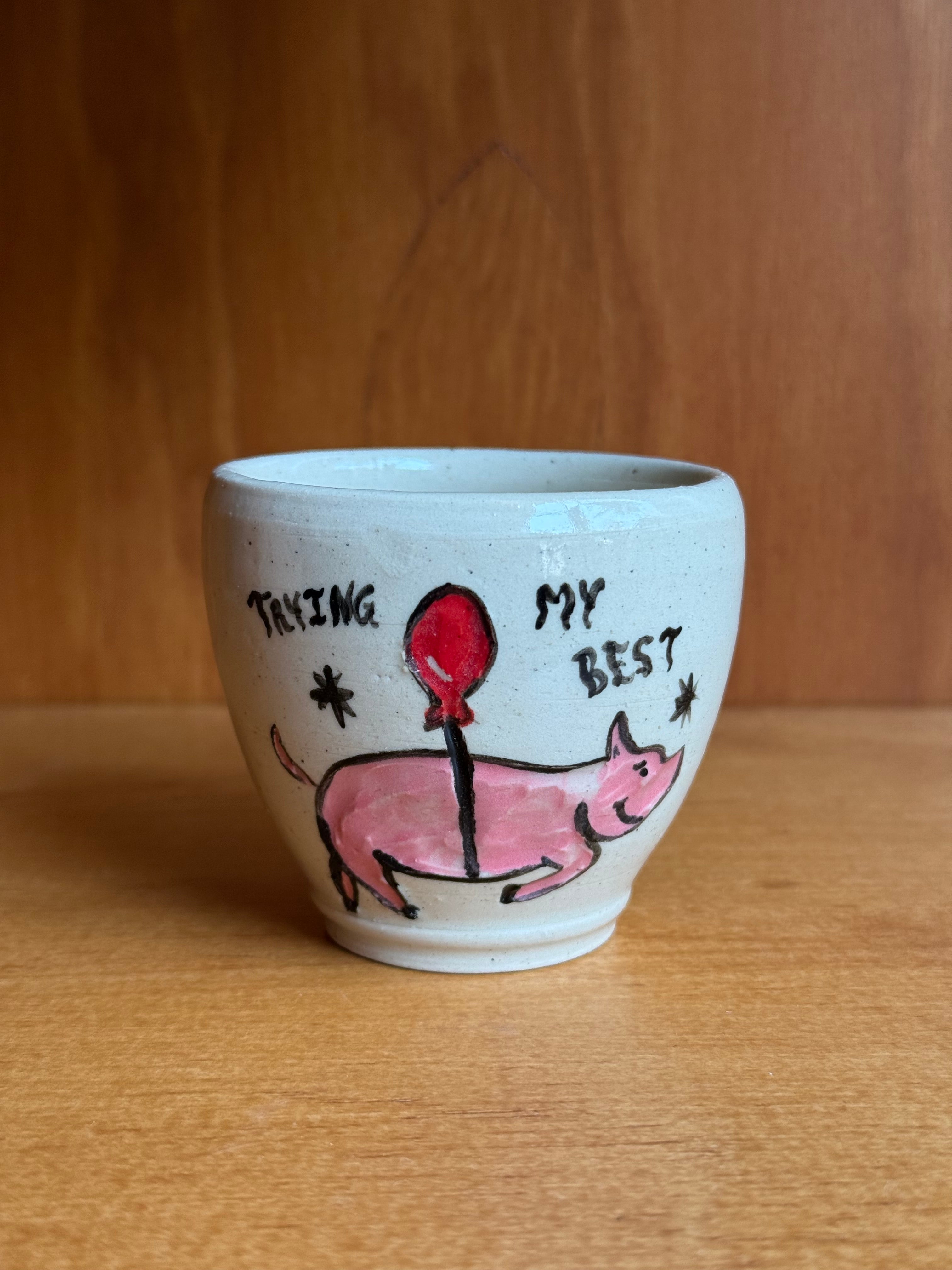 Trying My Best Pig