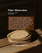 Plate Illustration Workshop - December 13th 5-7pm
