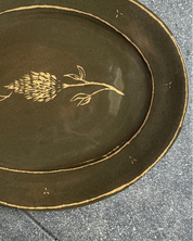 Green Pine - Large Oval Serving Platter - Presale