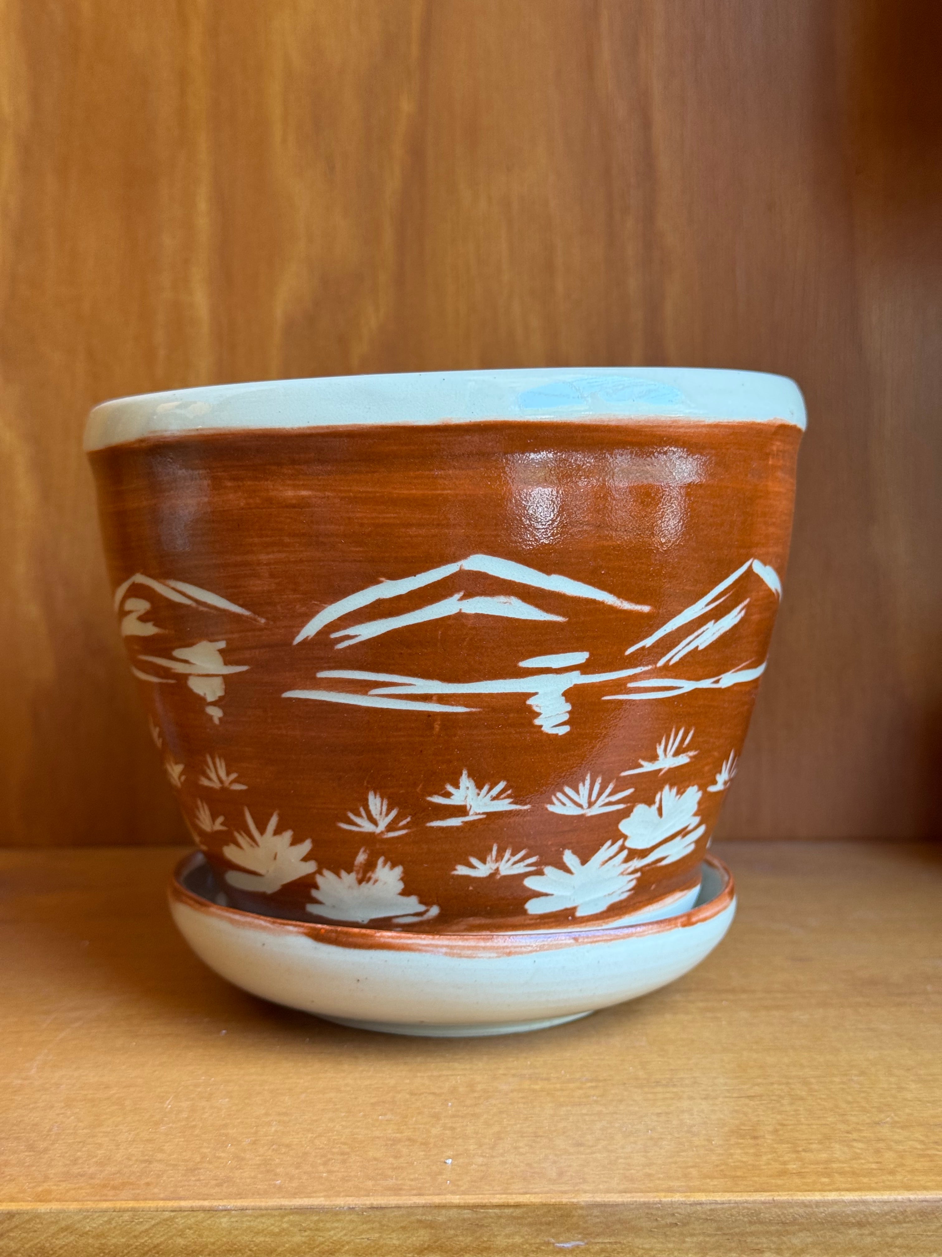 Orange Horizon Planter