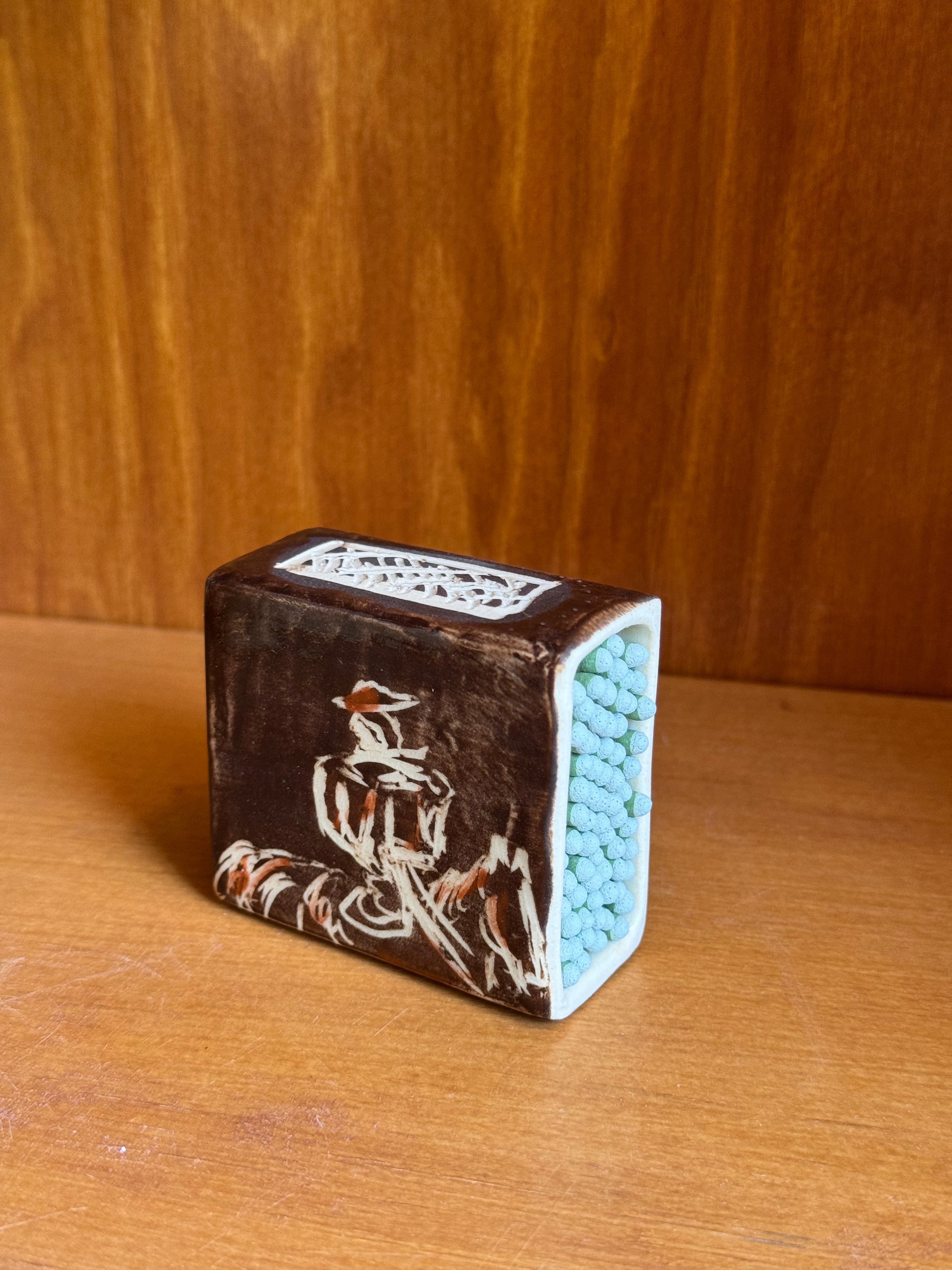 Brown Cowboy Striker Box - without drawer