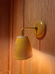 Mustard Yellow Sconce