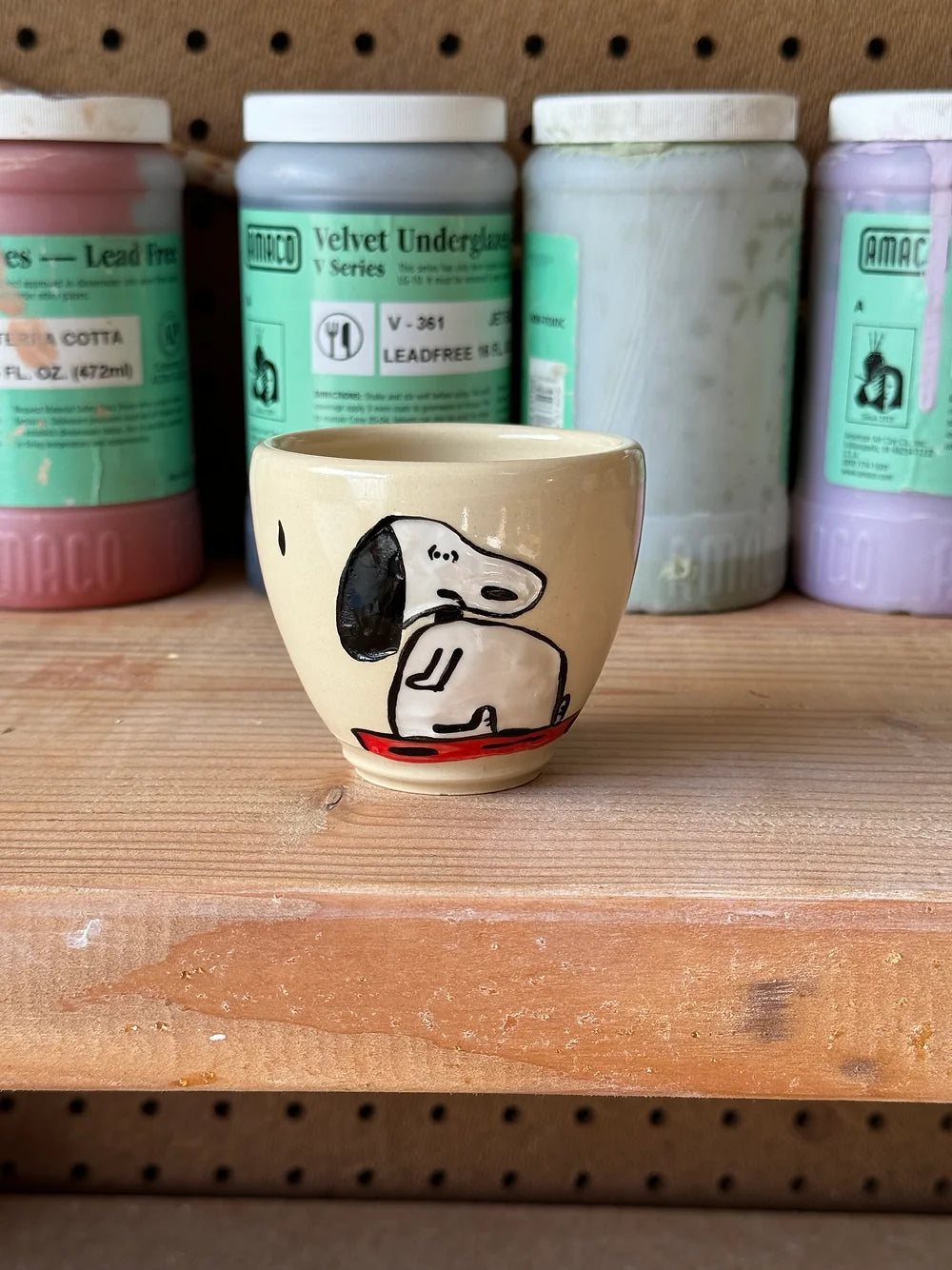 Bloated Snoopy Espresso Cup