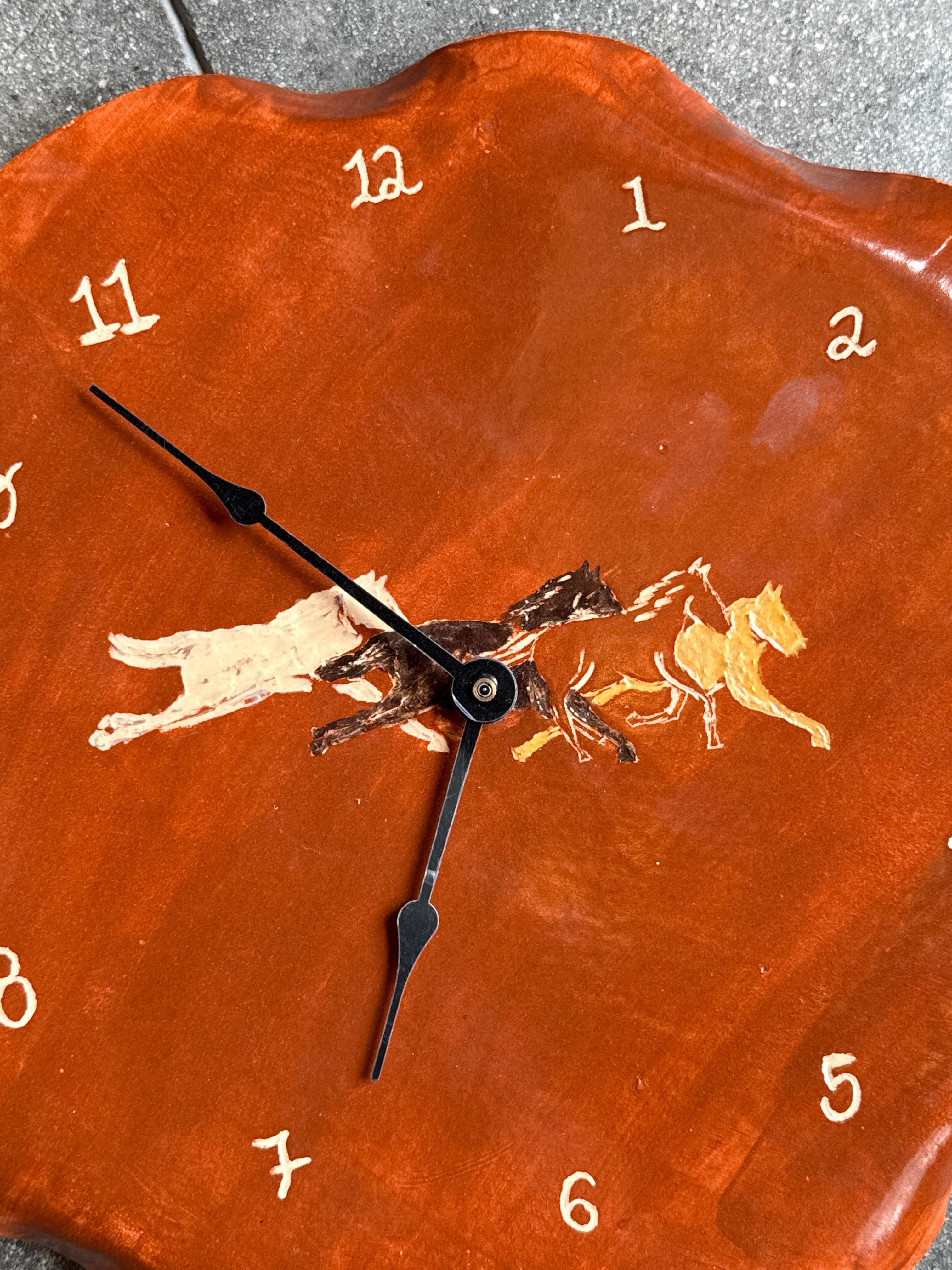 Paint Horses - Clock (Seconds)