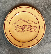 Horses in the Distance - Medium Dinner Plate