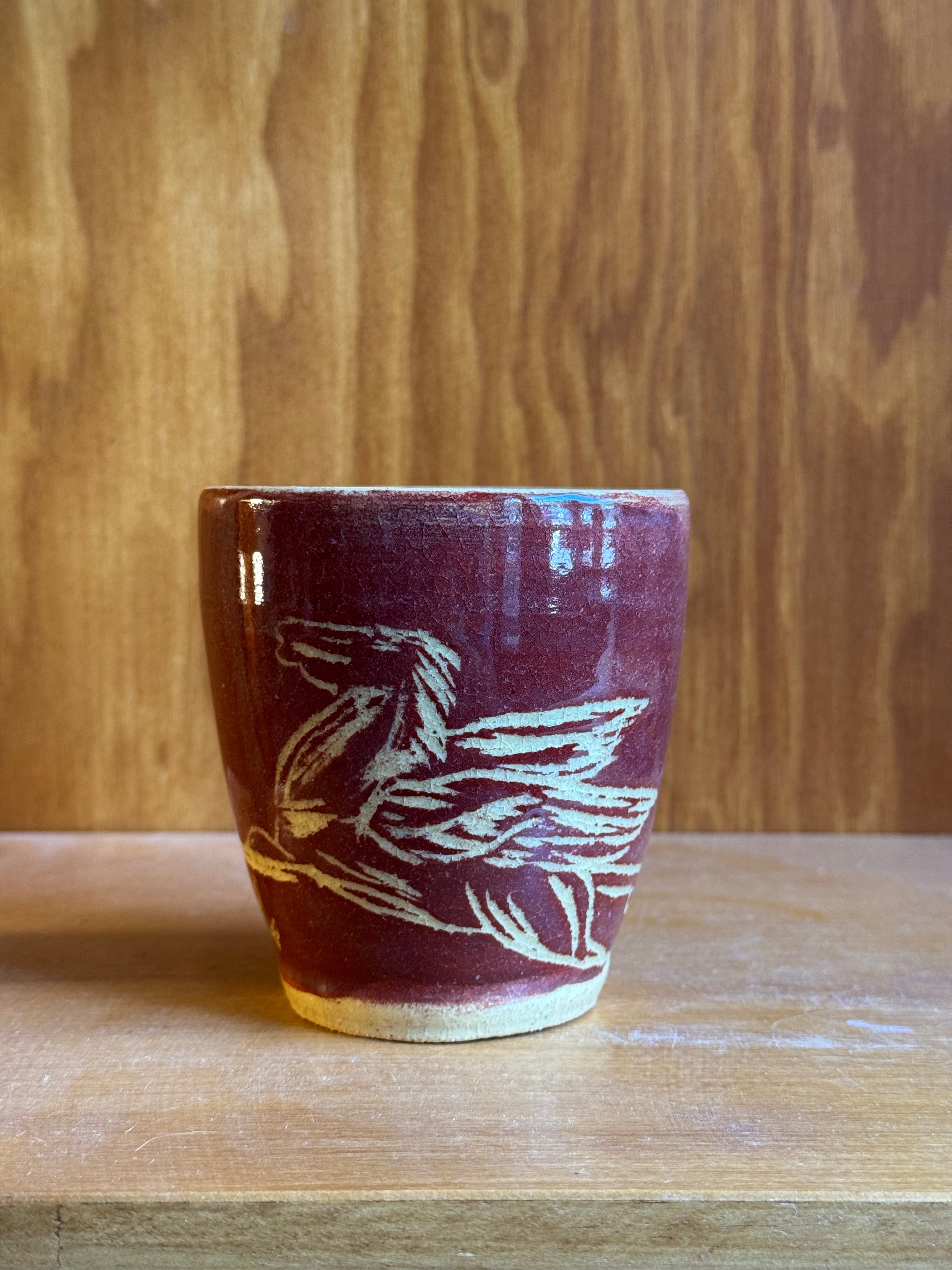 Pegasus Yellow Clay Tumbler