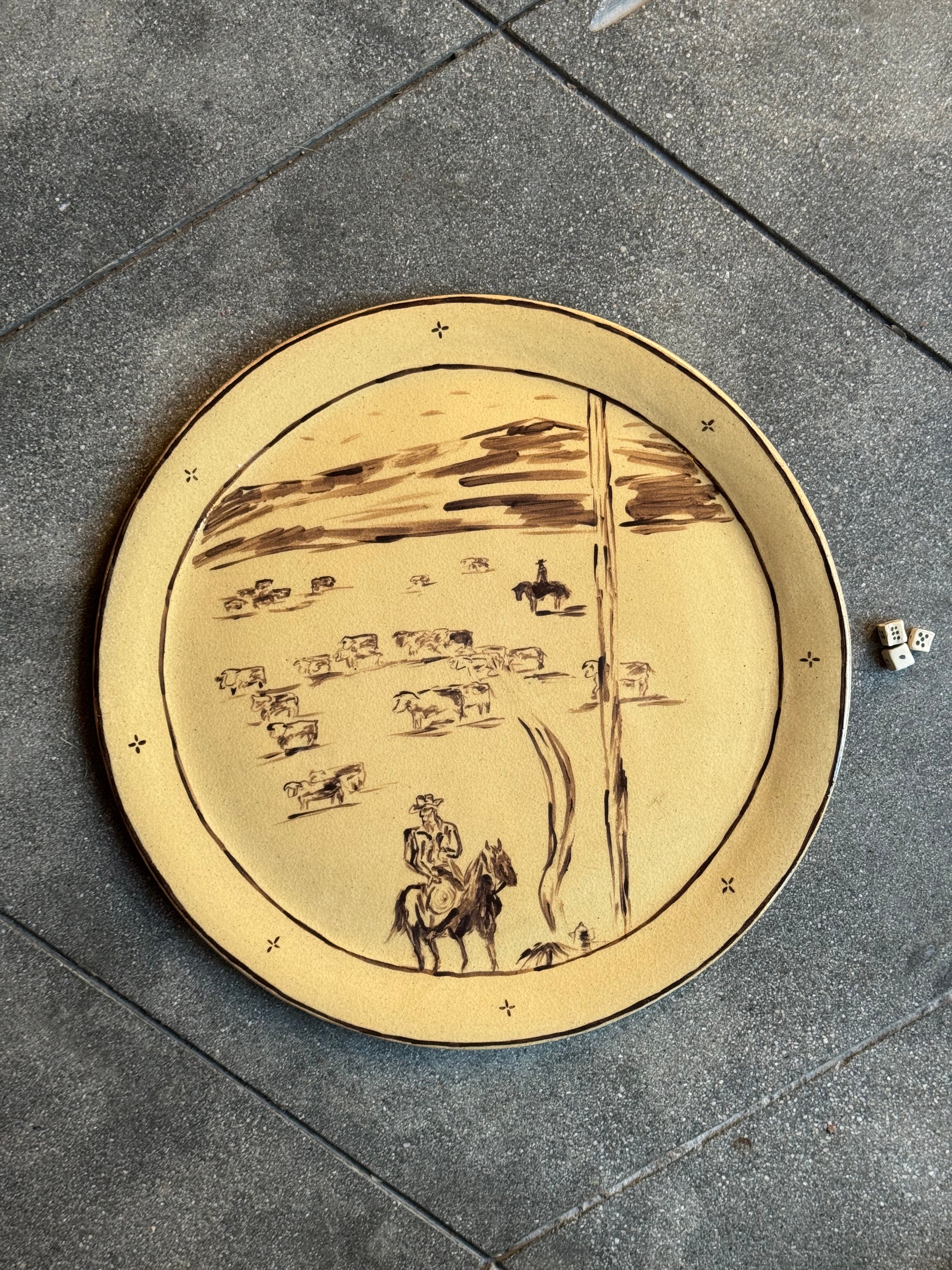 Cows 16” Decorative Platter