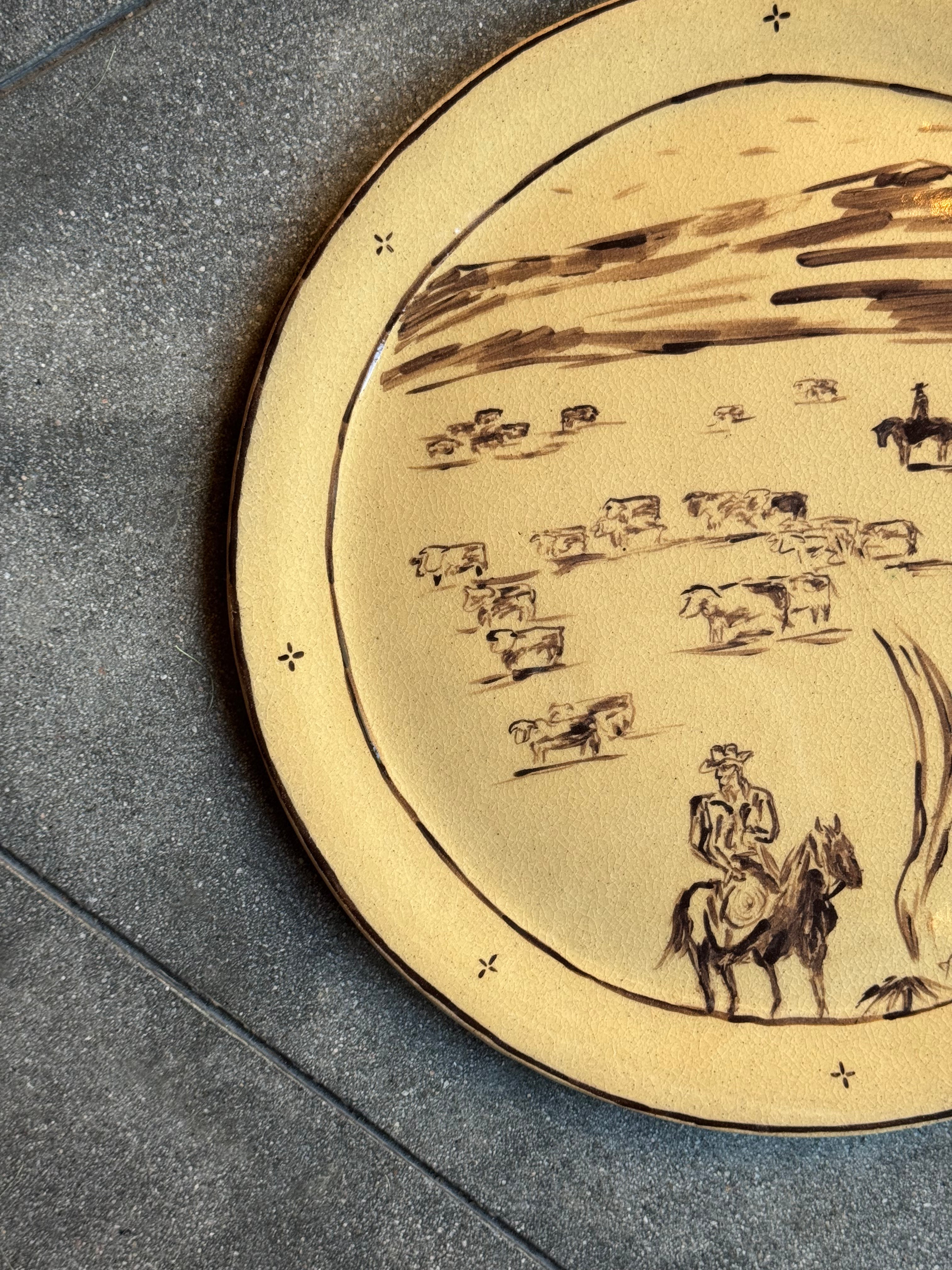 Cows 16” Decorative Platter