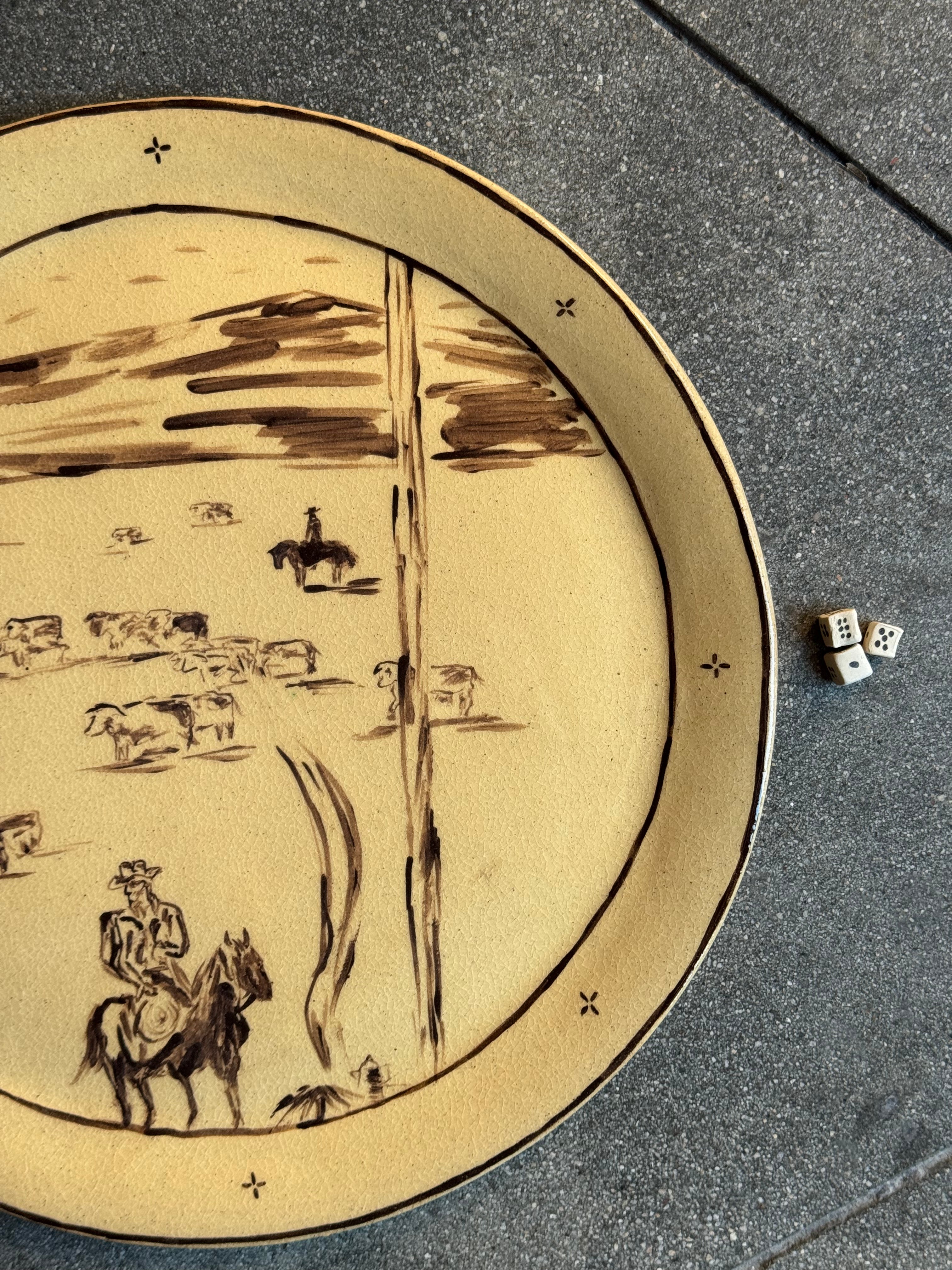 Cows 16” Decorative Platter