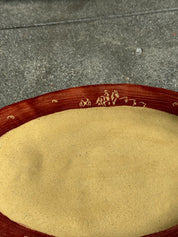 In the Distance in Garnet - Large Oval Bistro