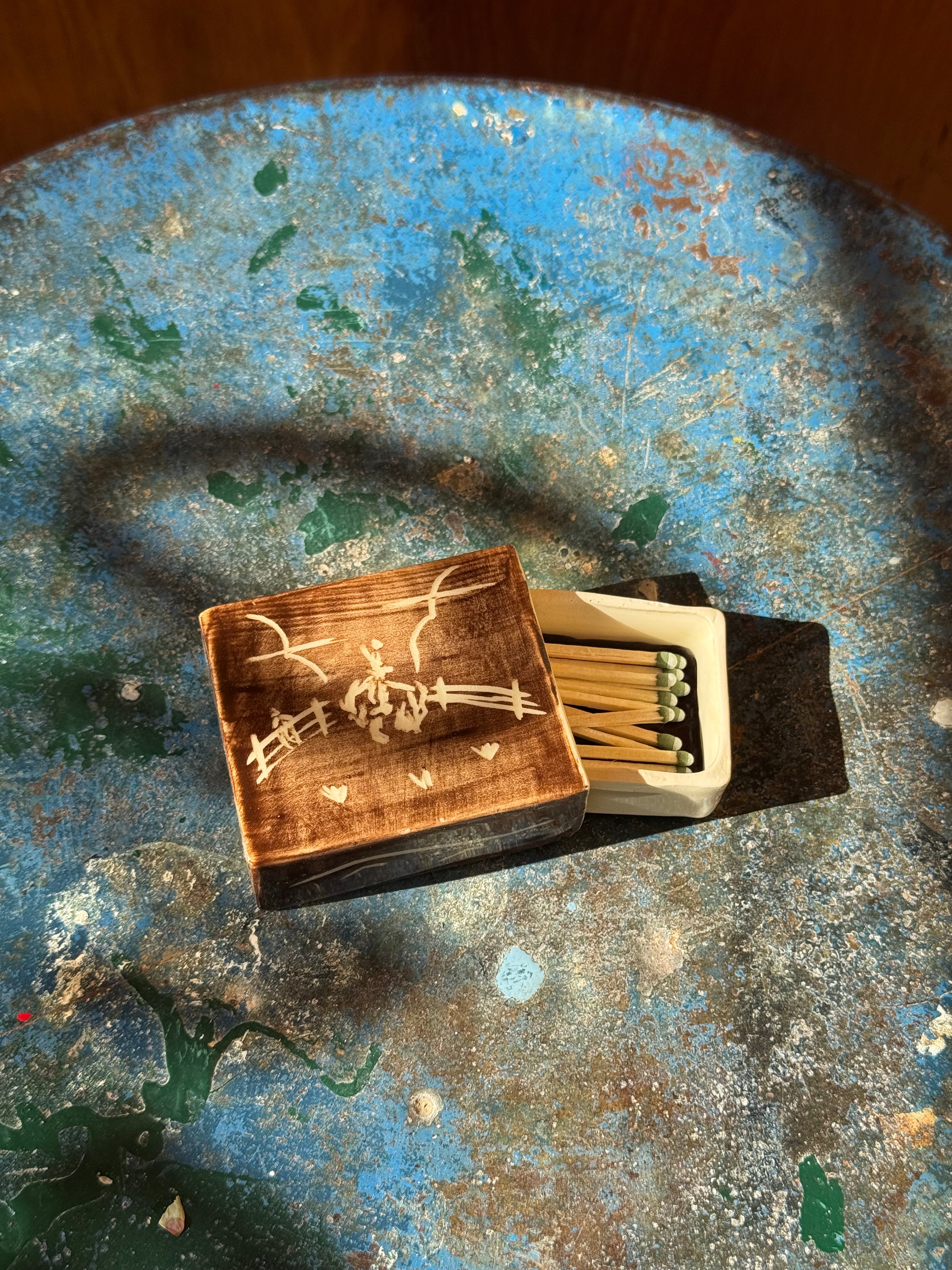 Brown Cowboy Striker Box