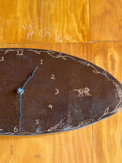 Solo Ride Oval Clock