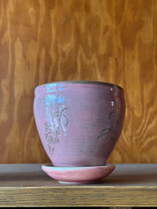 Pink Flower Planter