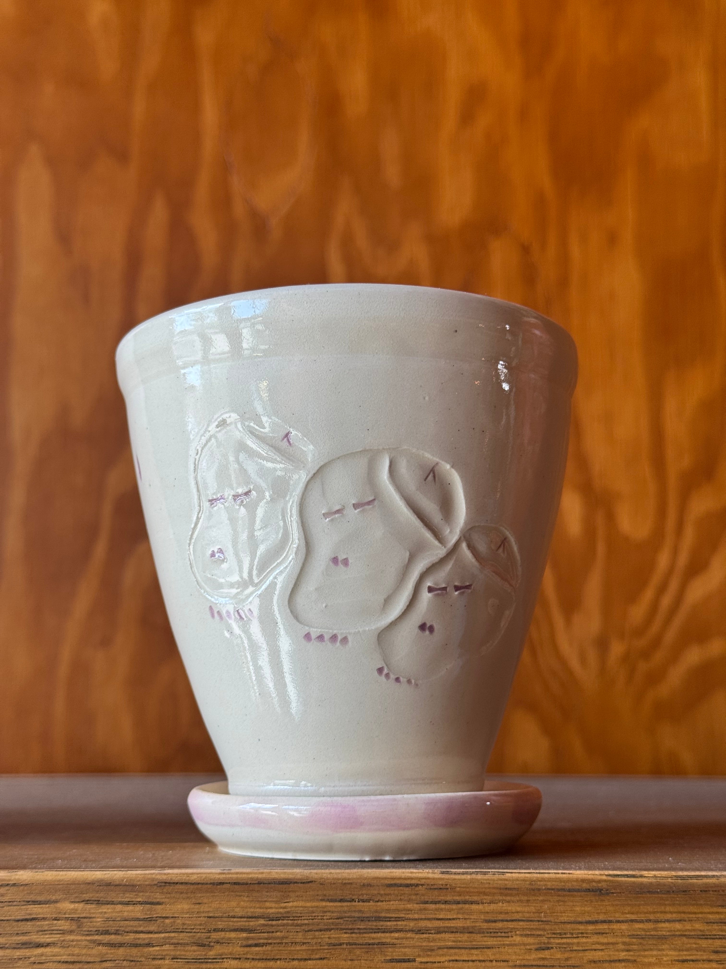 Three Skull Planter