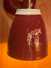 Garnet Wrangler Sconce