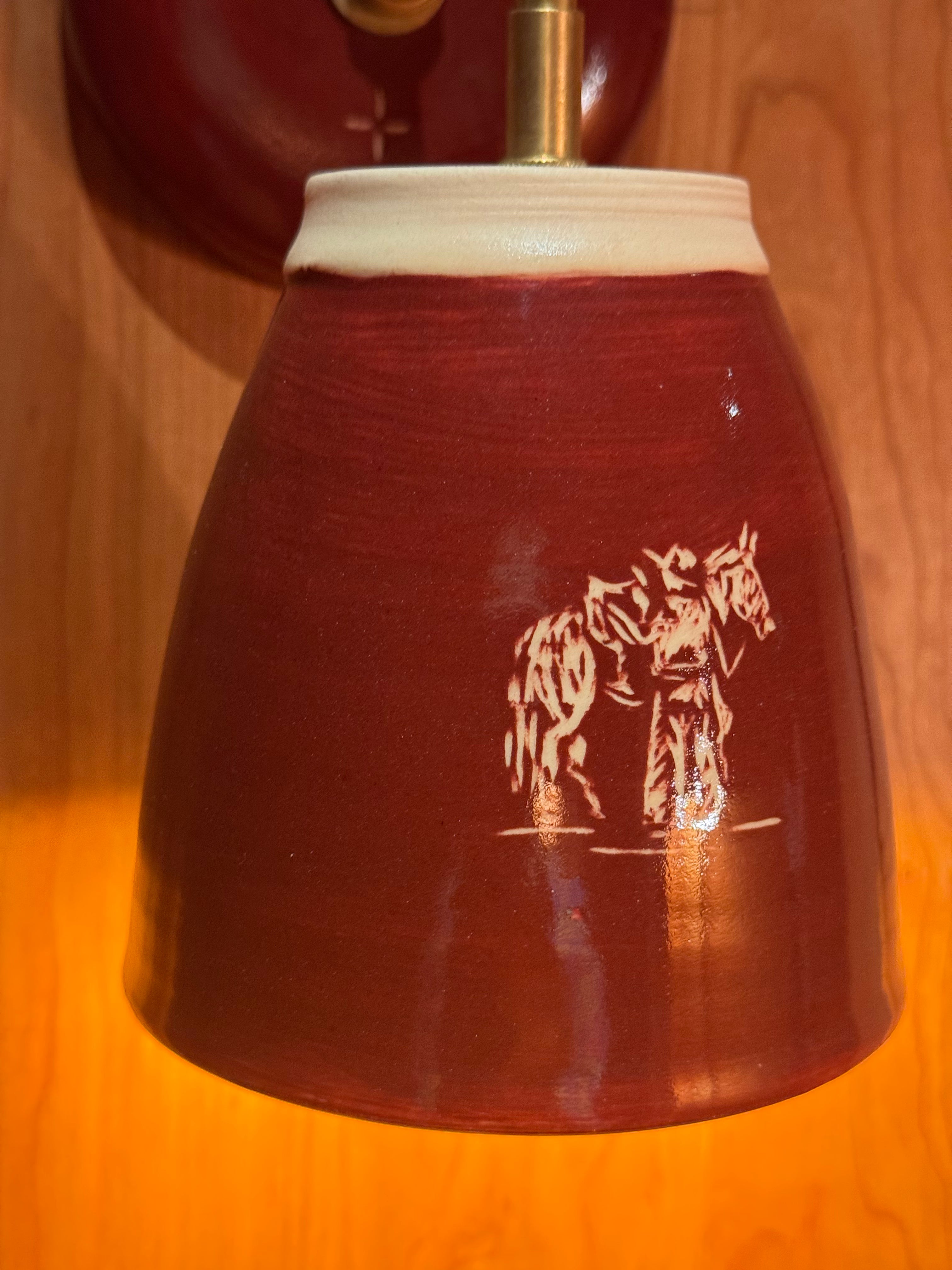 Garnet Wrangler Sconce