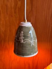 Green Floral Pendant