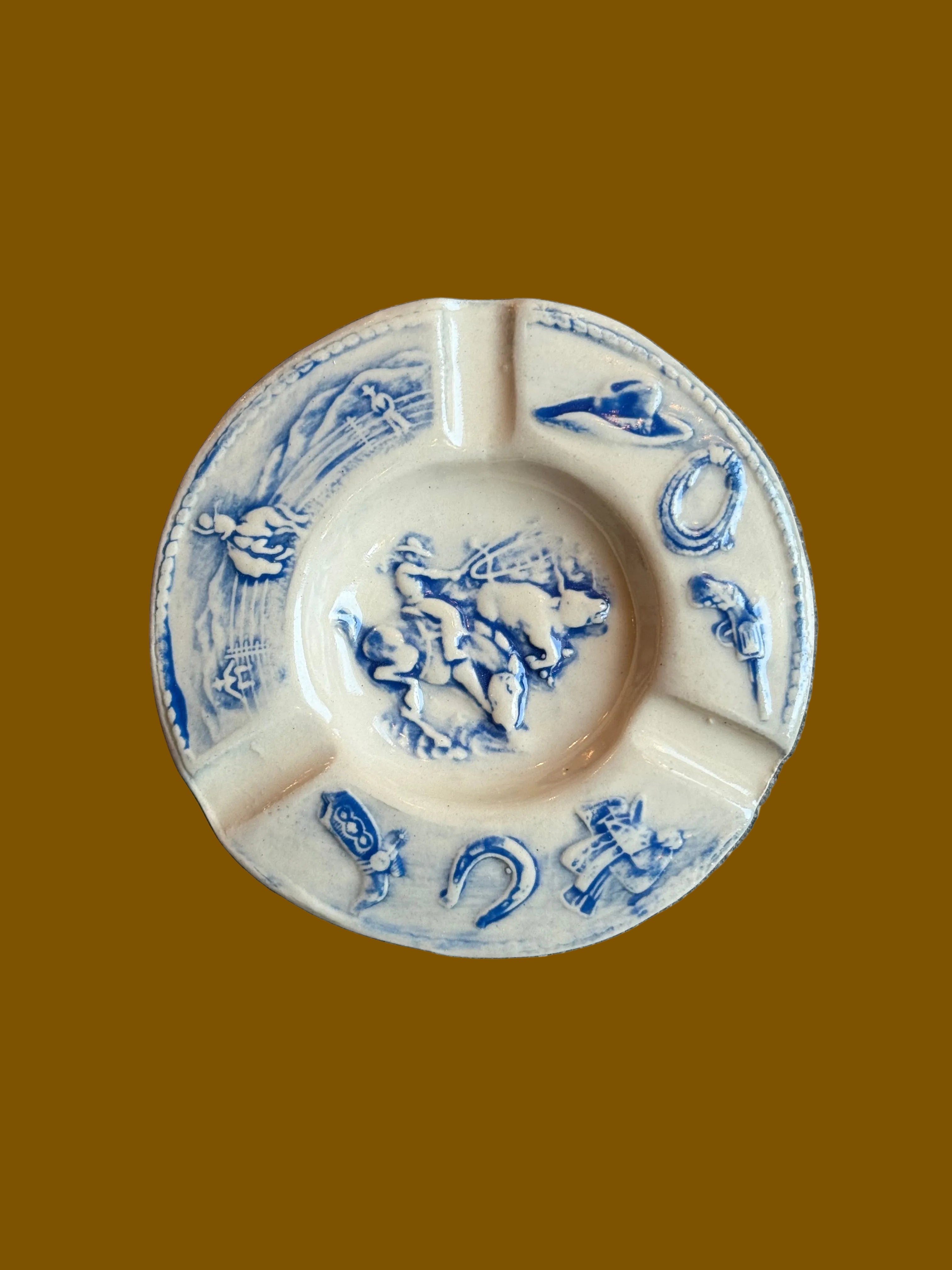 Cowboy Ashtray - Delphi Blue