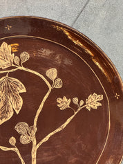 Fig Tree - 22" Diameter Hanging Platter - Presale