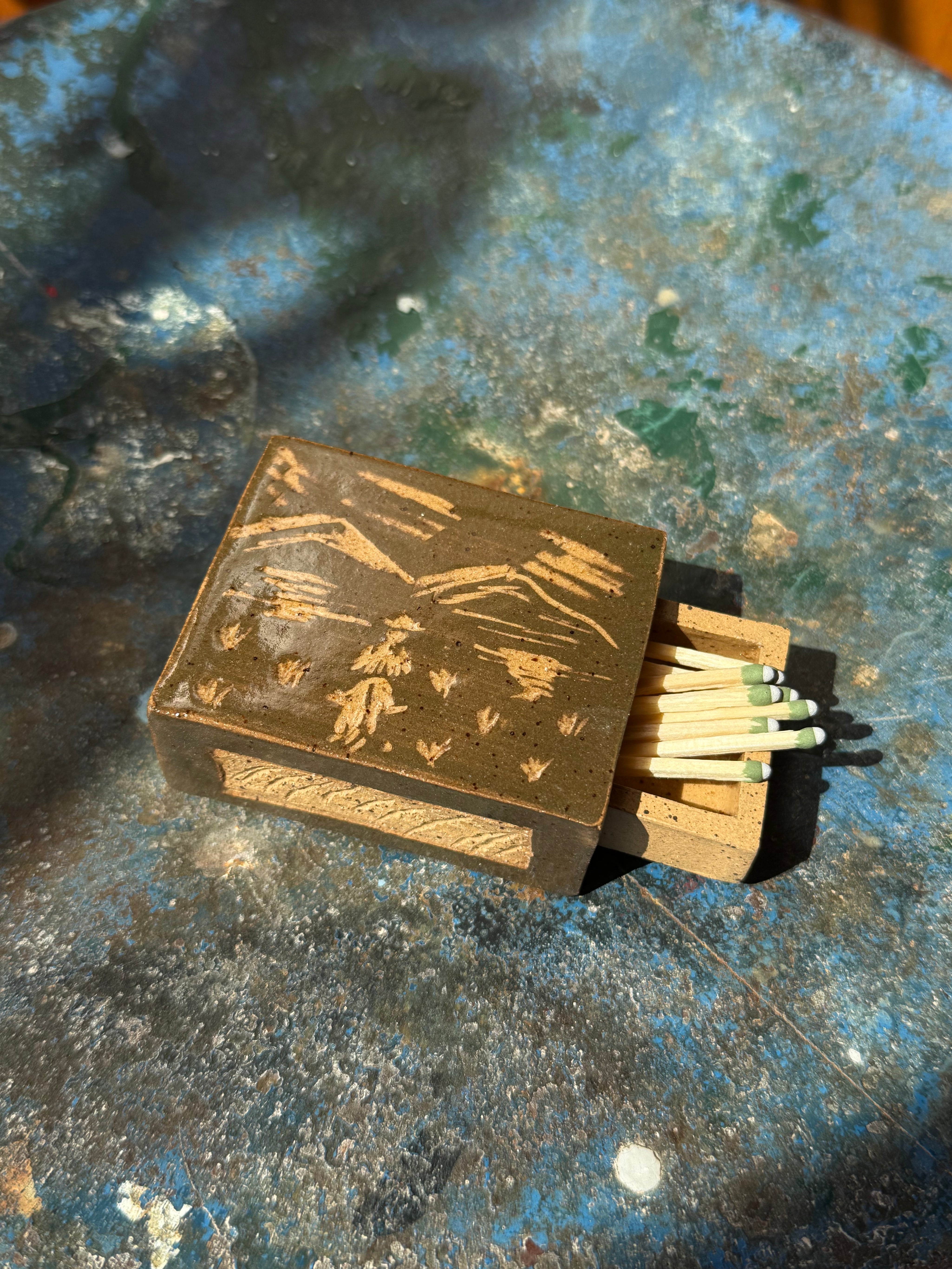 Green Cowboy Striker Box