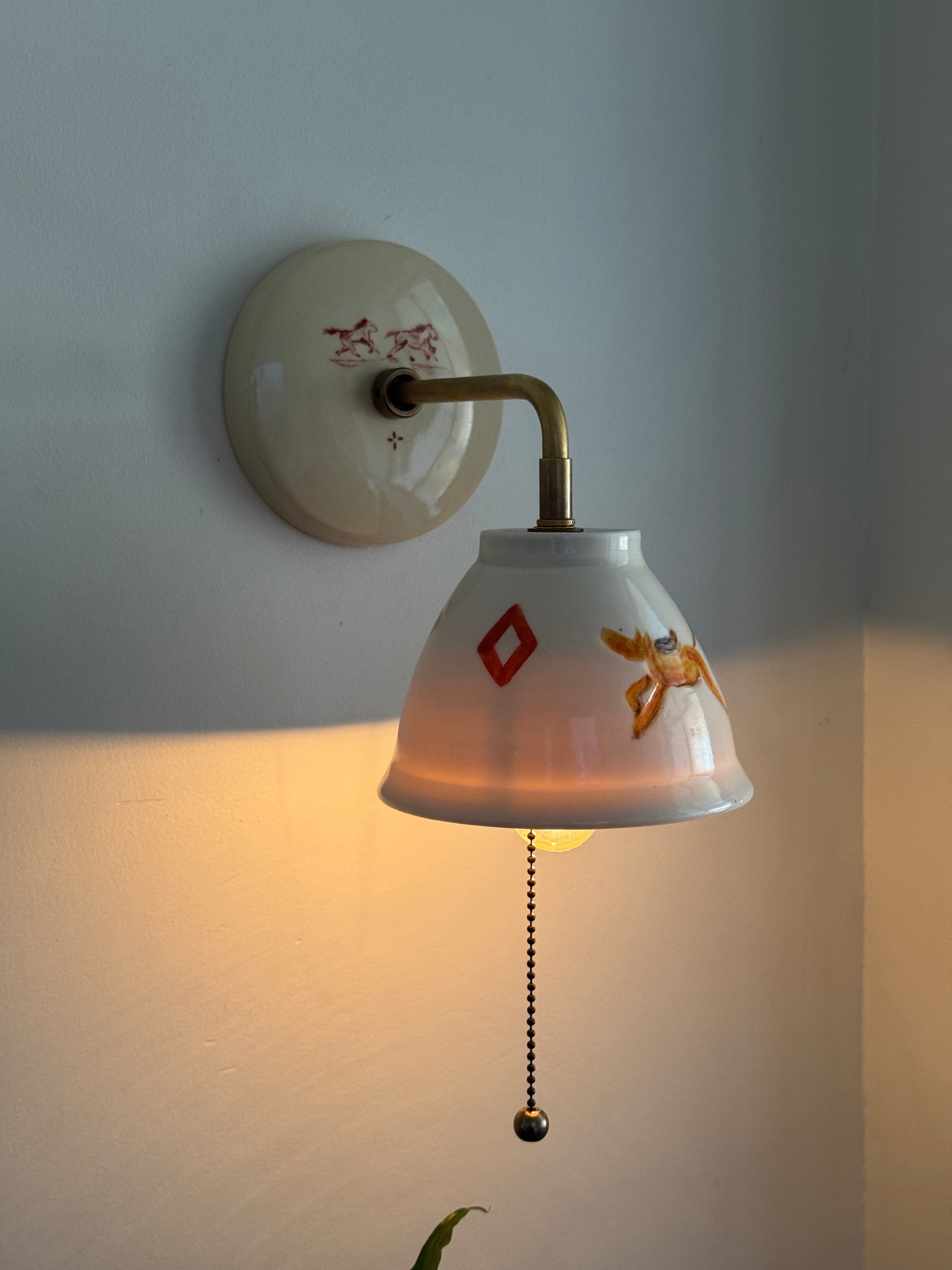 Diamond Horse Sconce