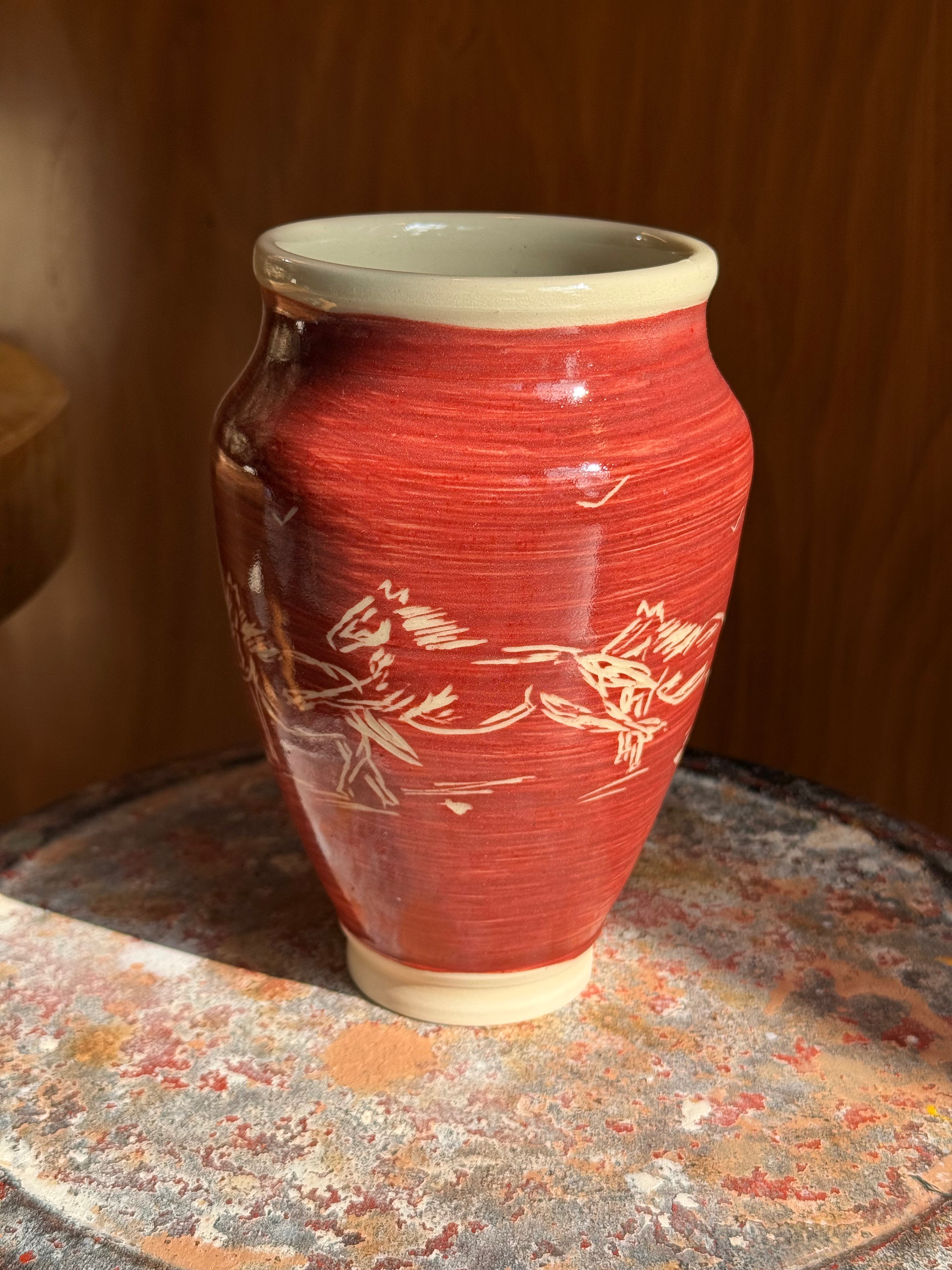 Running Horses (Fancy Red)