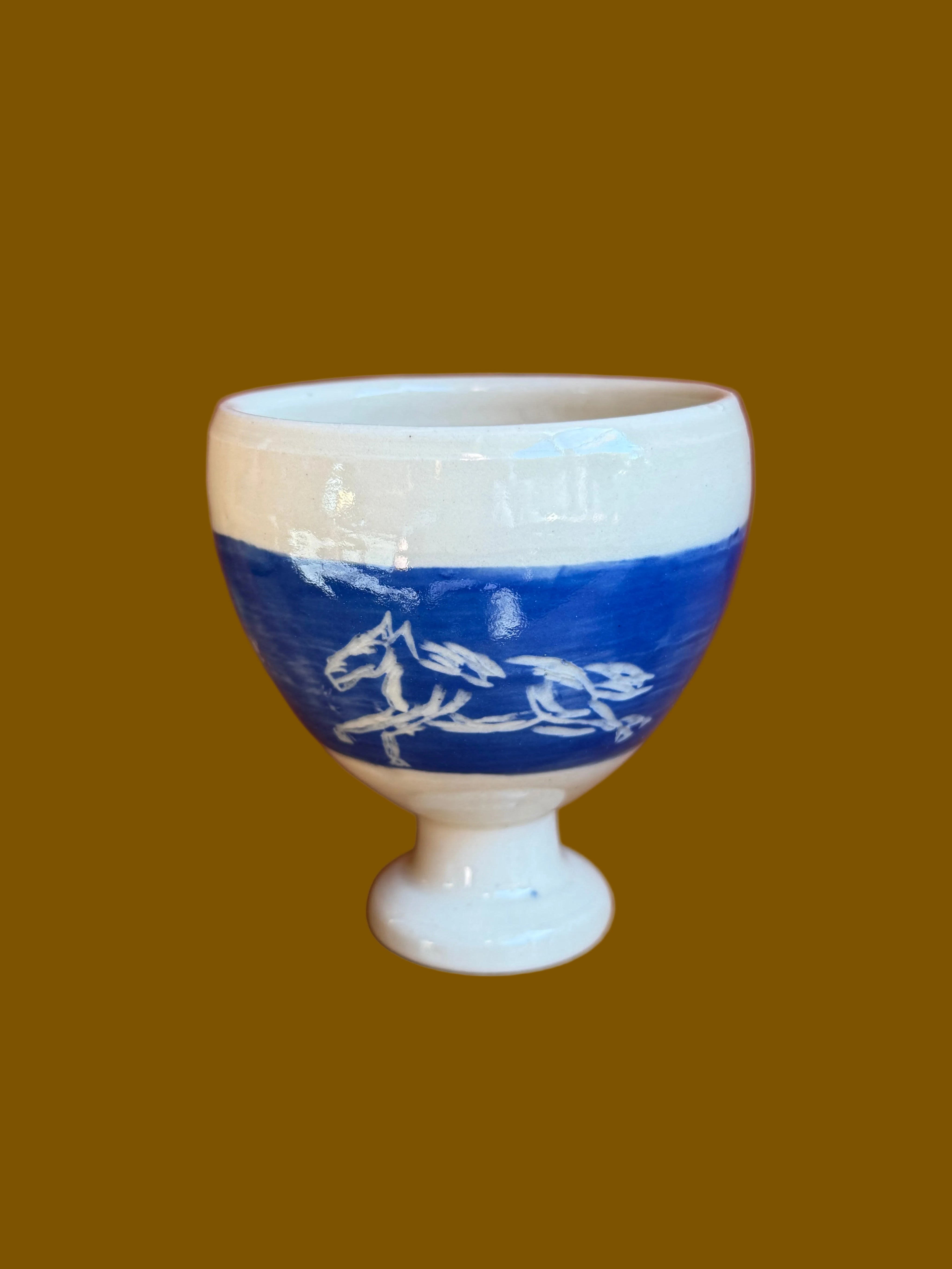 Blue Horse Wine Cup