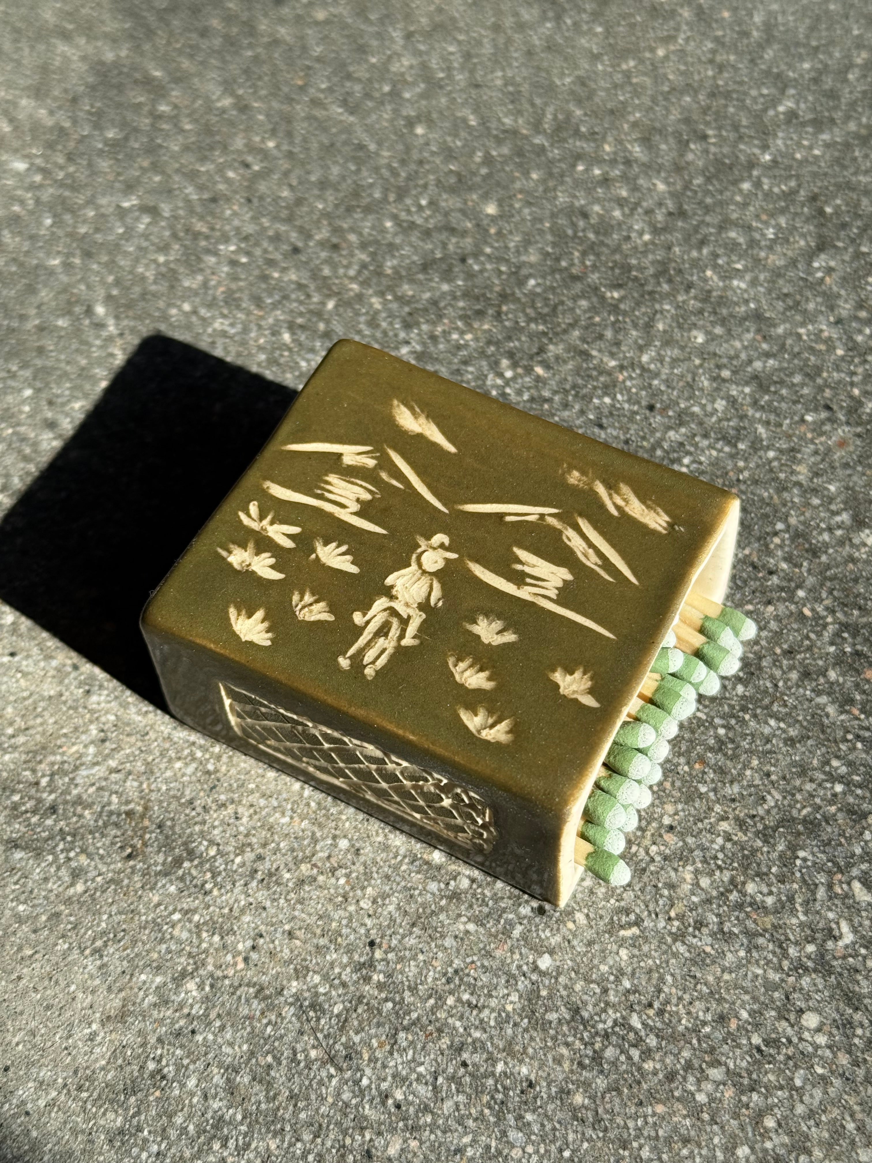 Green Cowboy Striker Box (without drawer)