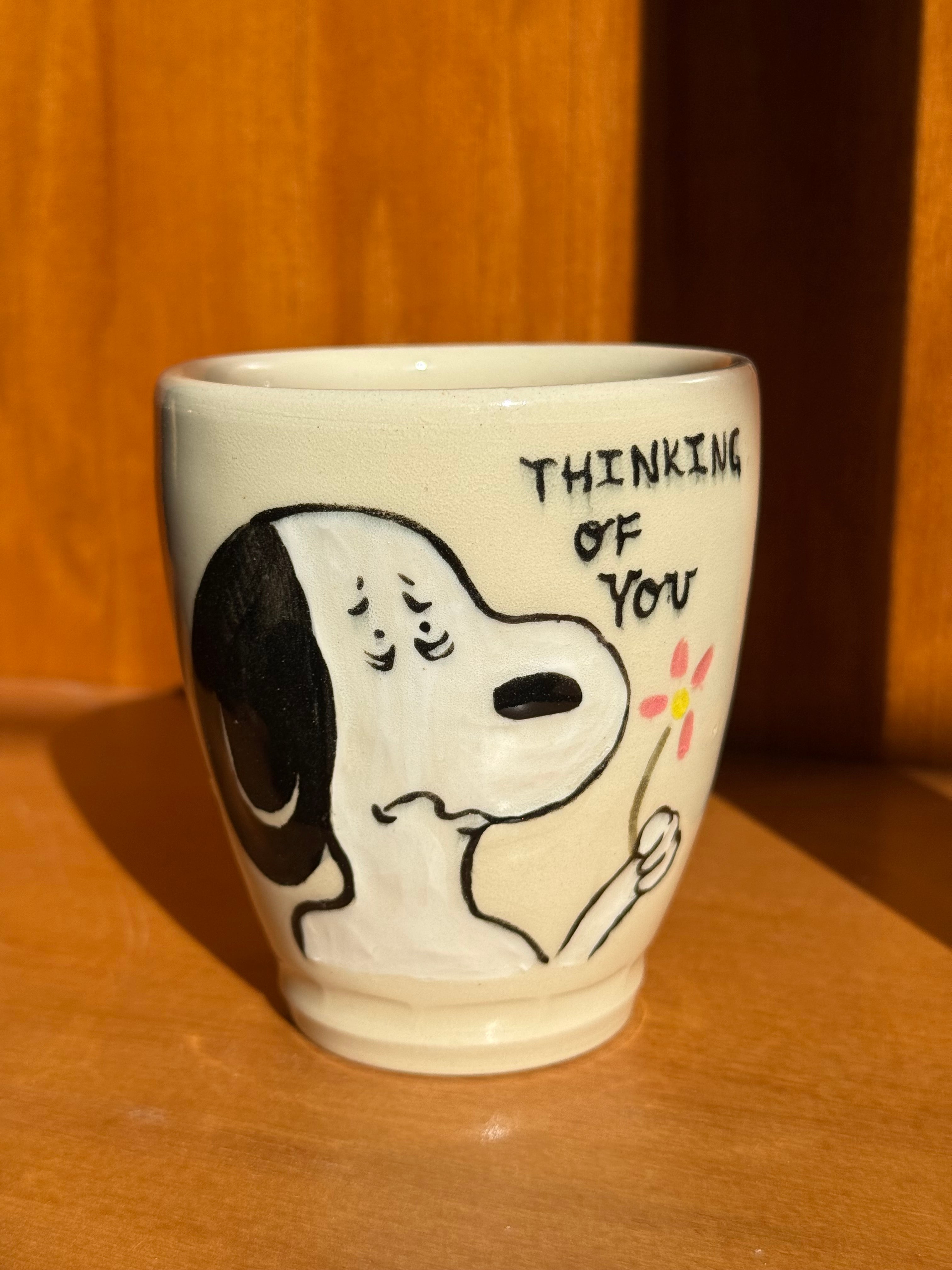 Thinking of You Snoopy Tumbler