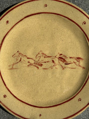 Horses in the Distance - Medium Dinner Plate