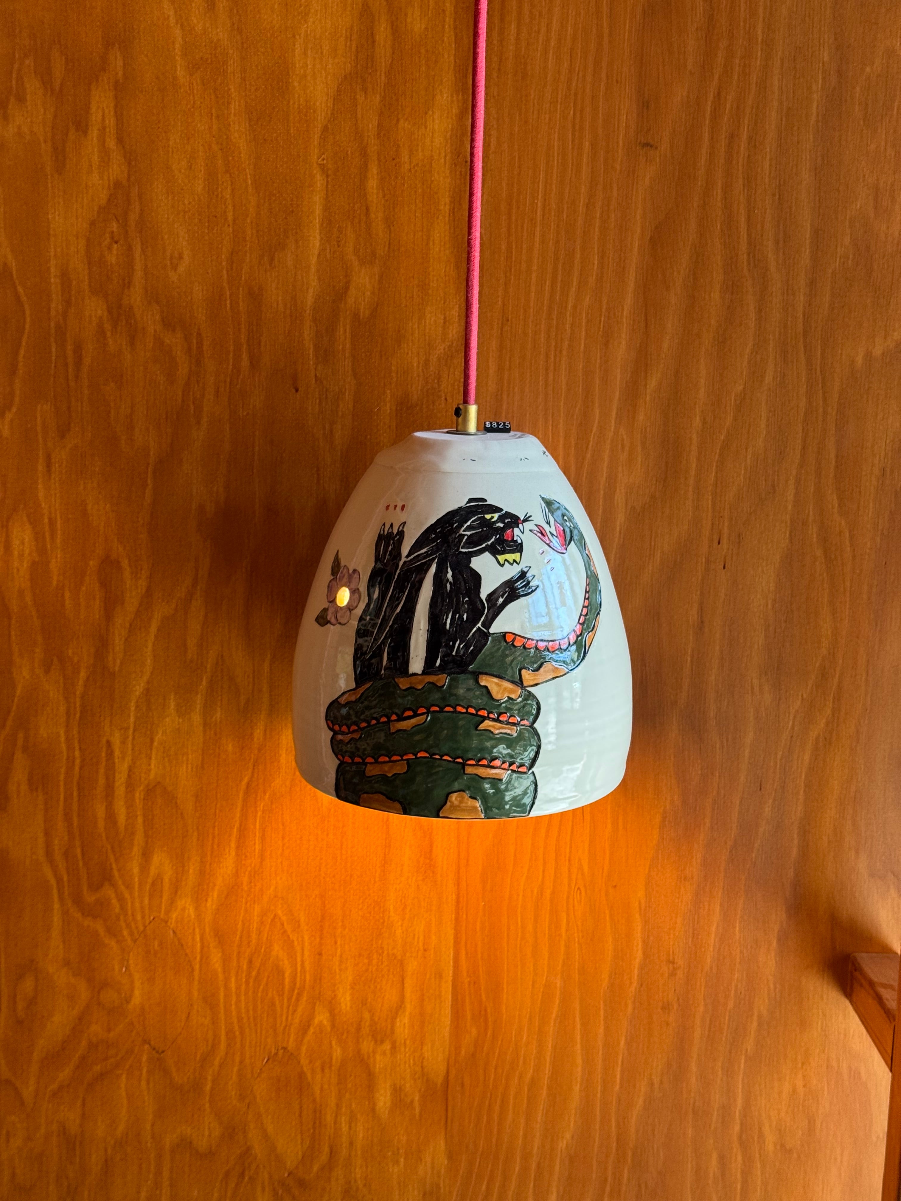 Panther and Snake Light Pendant