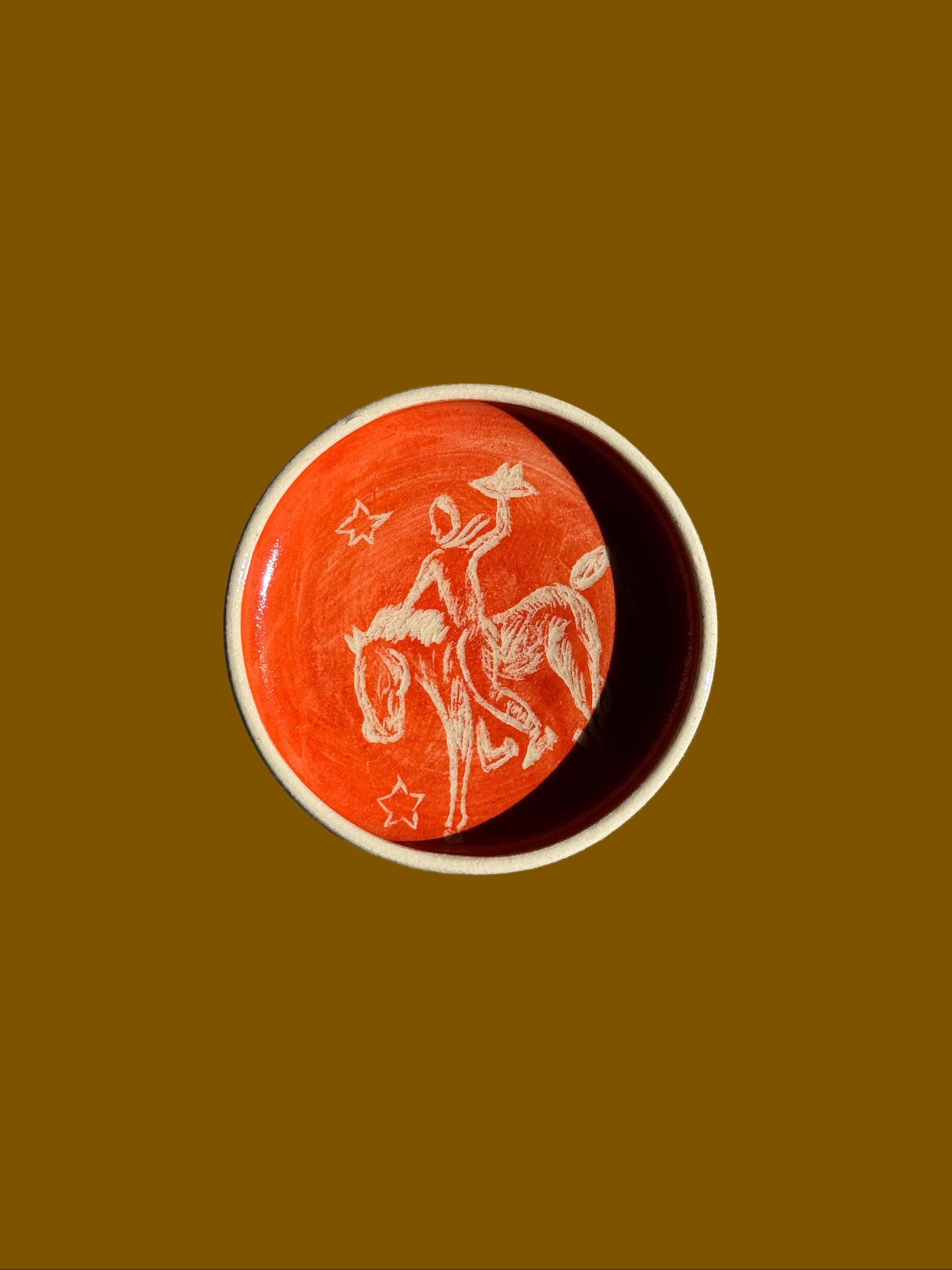 Fancy Orange Cowboy - Catch All Dish
