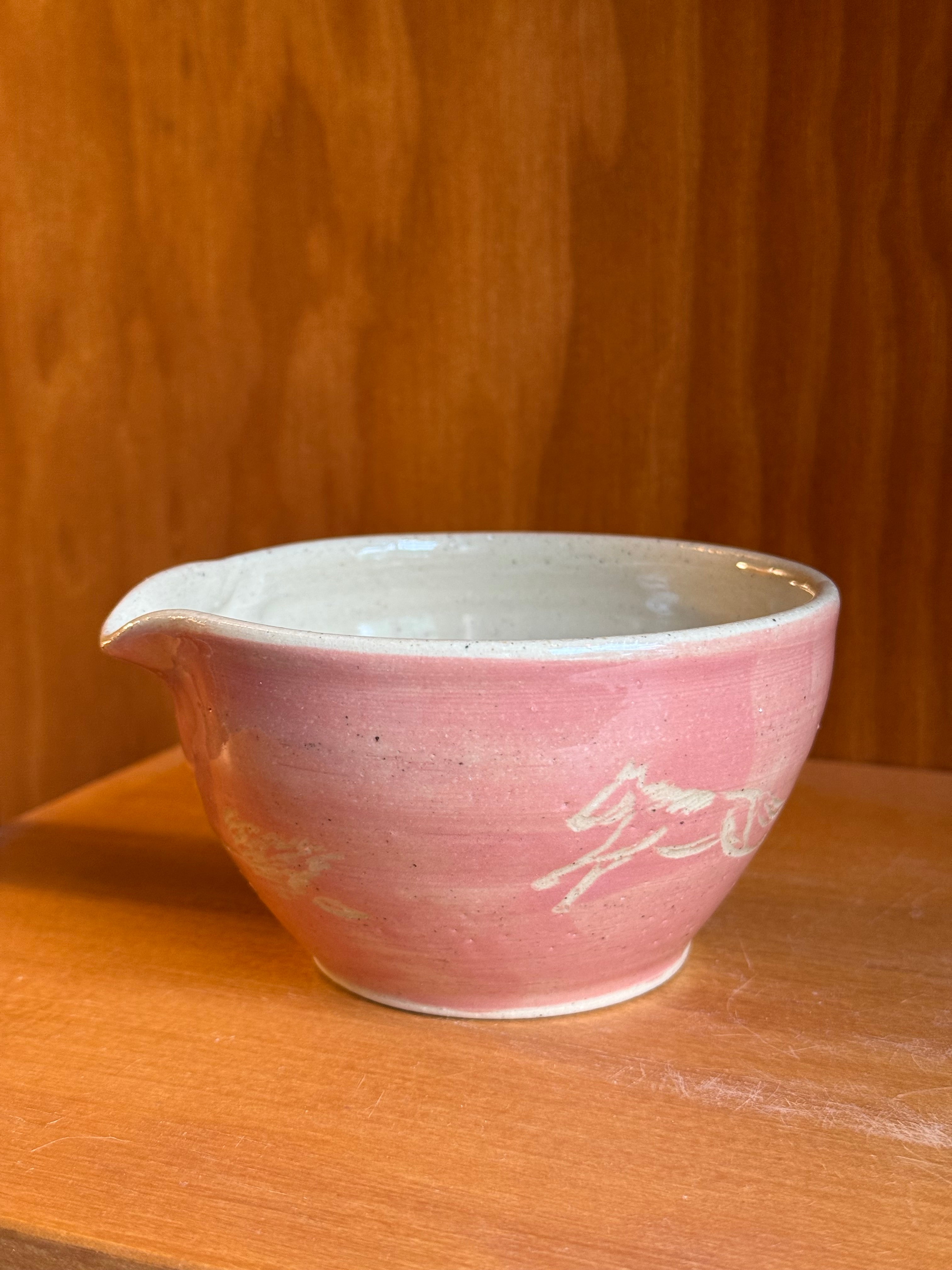 Pink Horses Matcha Bowl (Presale)