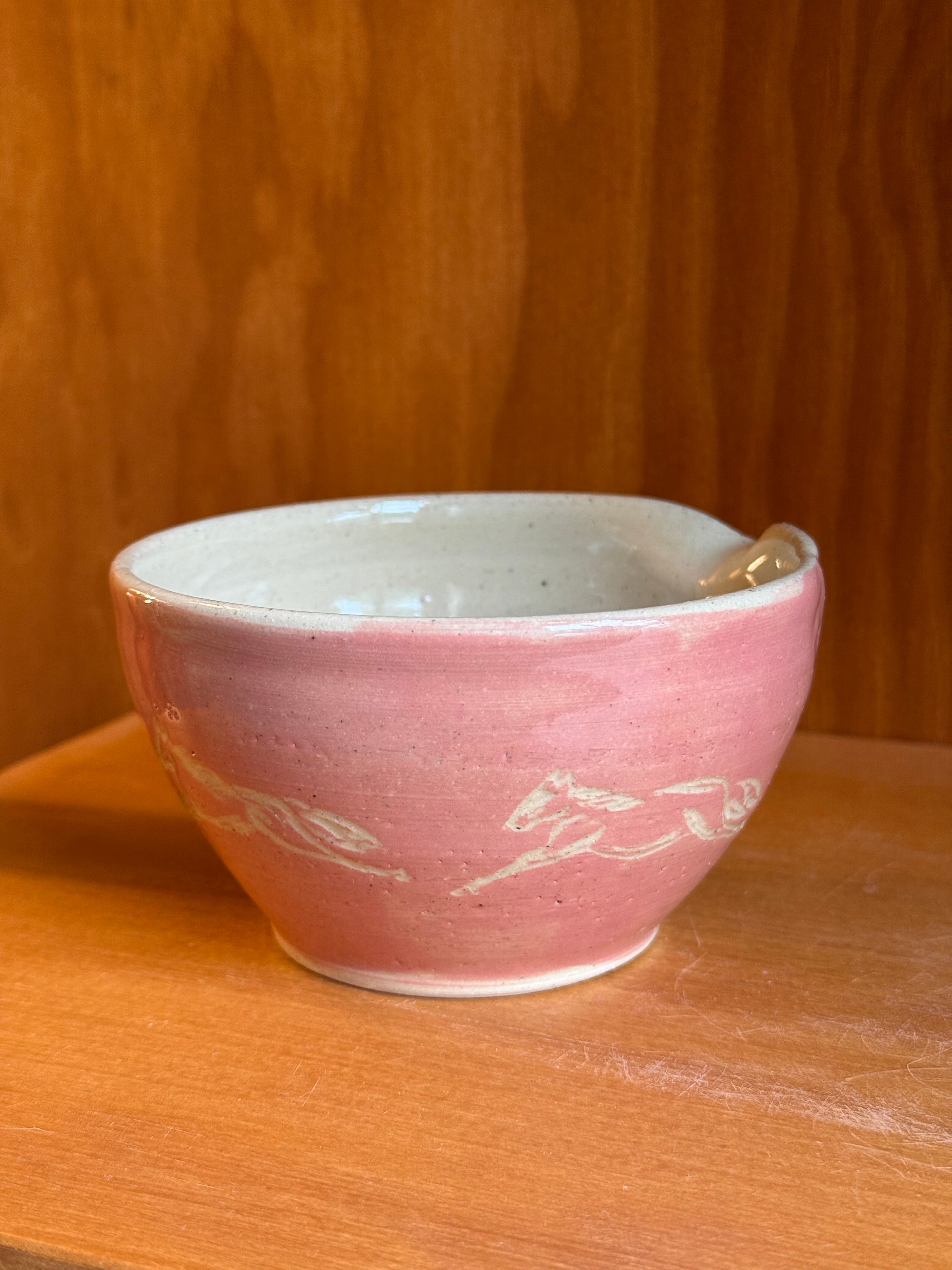 Pink Horses Matcha Bowl (Presale)