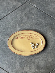 Horses in the Distance - Large Oval Bistro