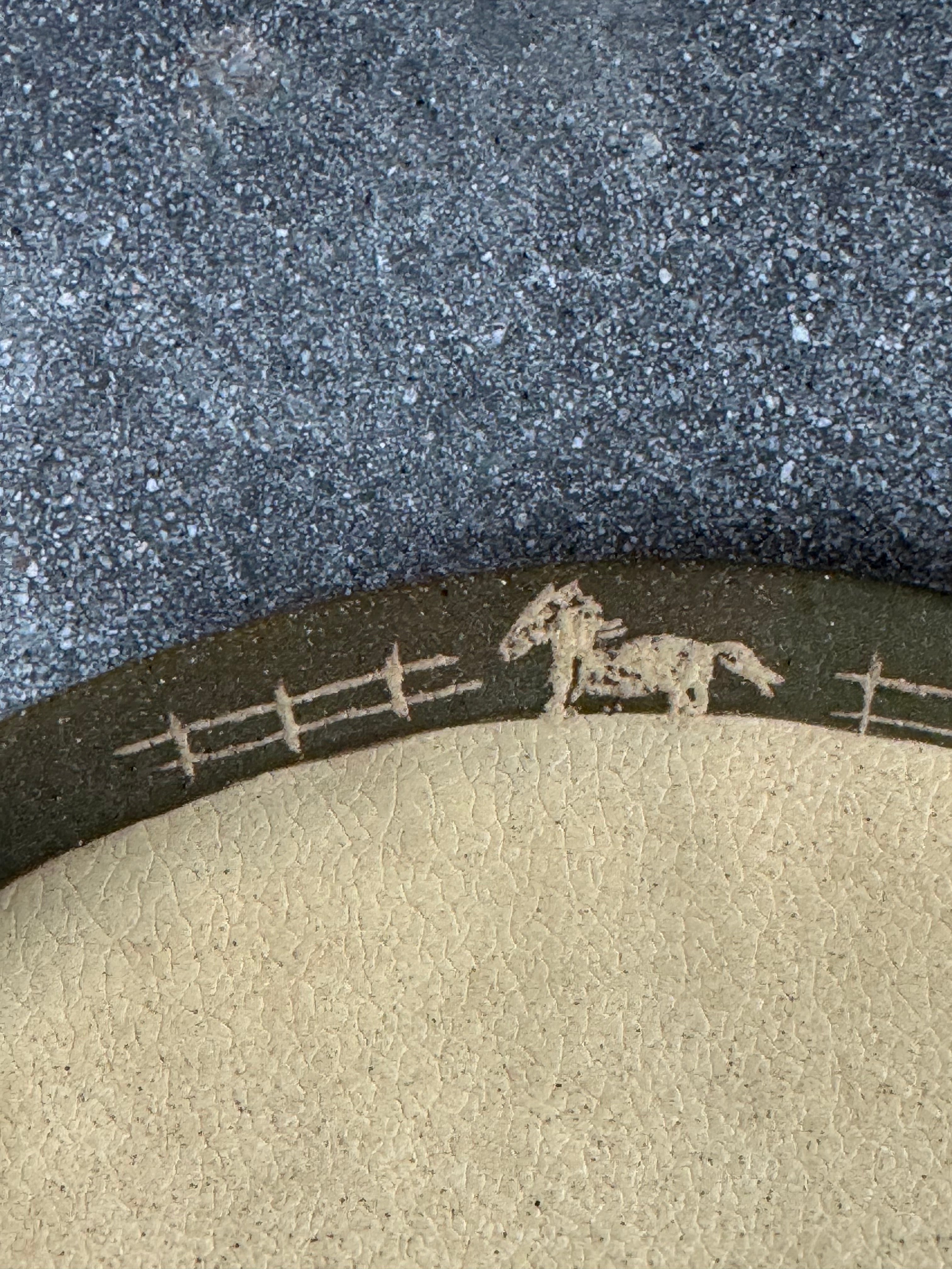 Fence Post Horse - Oval Coupe