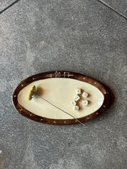 Brown Fence Post - Oval Bistro