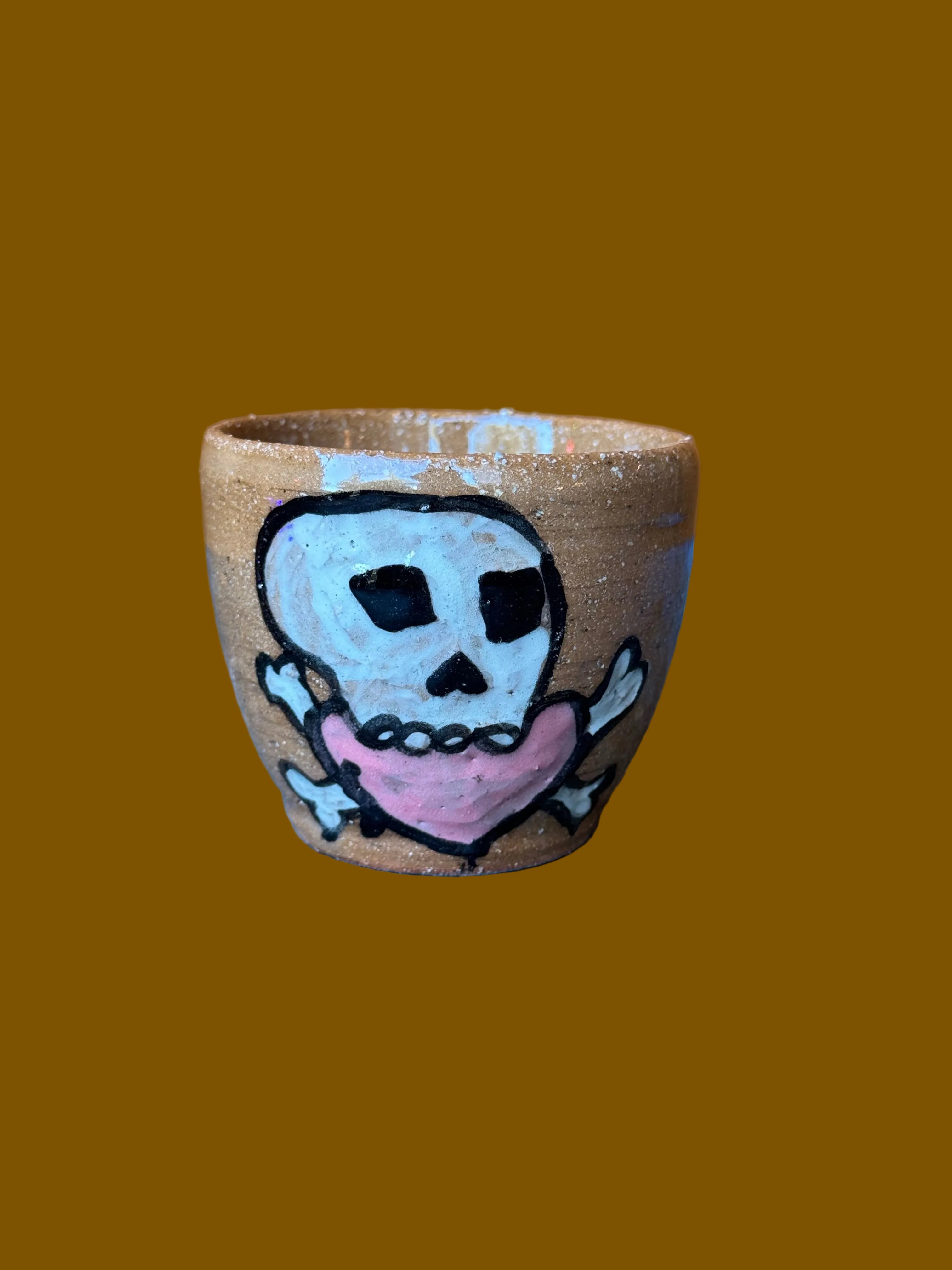 Skull Crossbone Santa Fe Cortado
