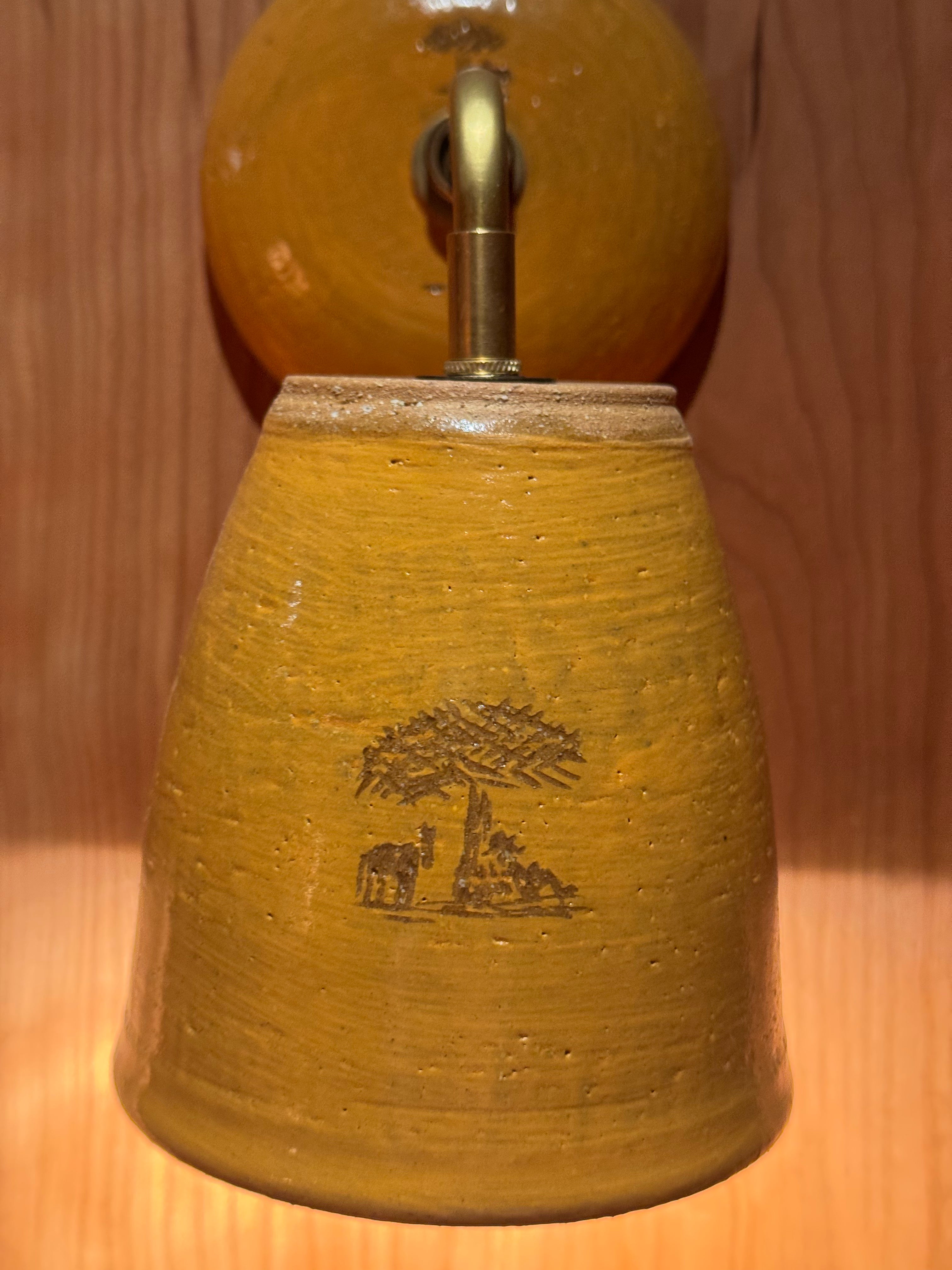 Mustard Yellow Sconce