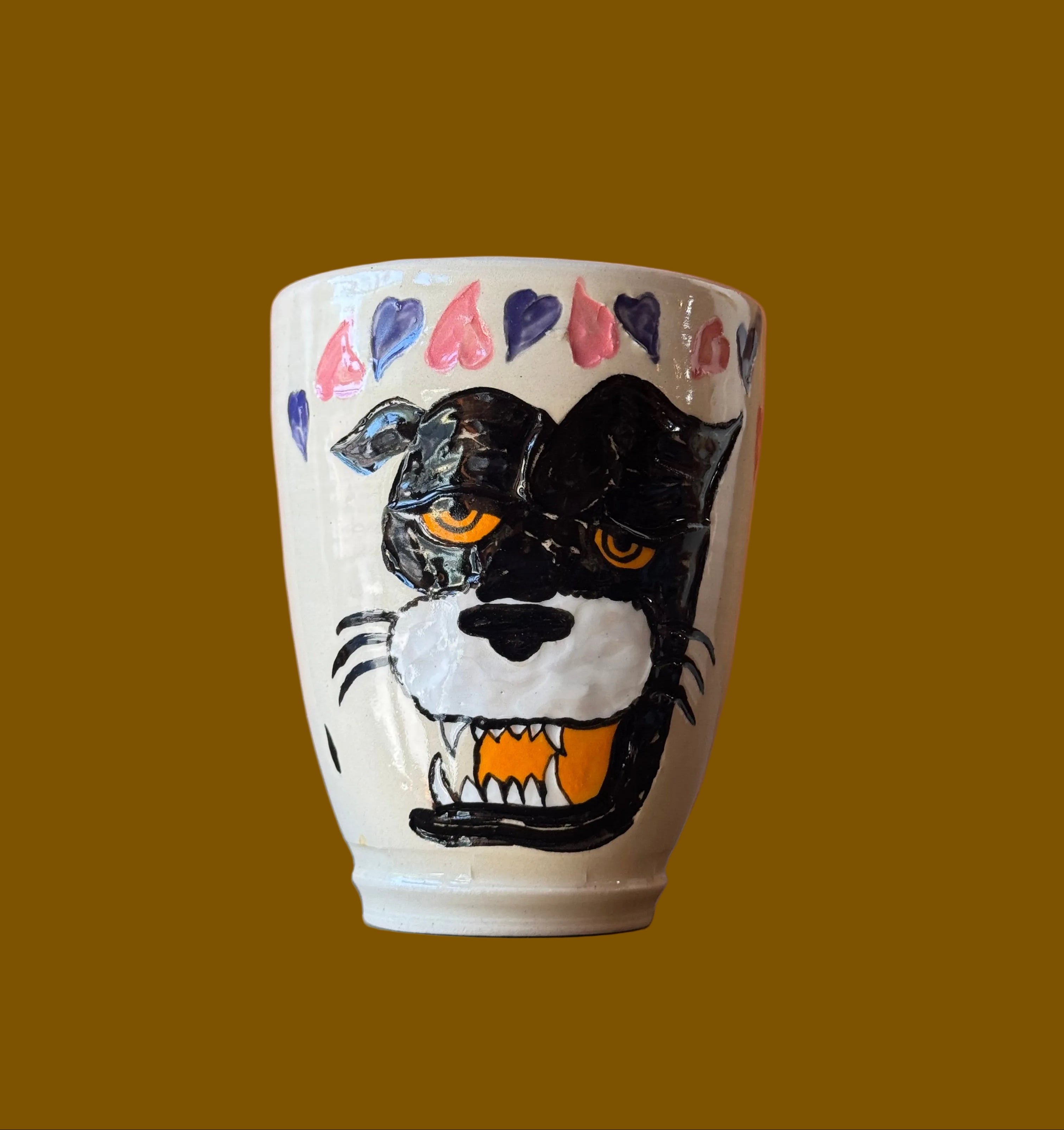 Love Drunk Panther Tumbler