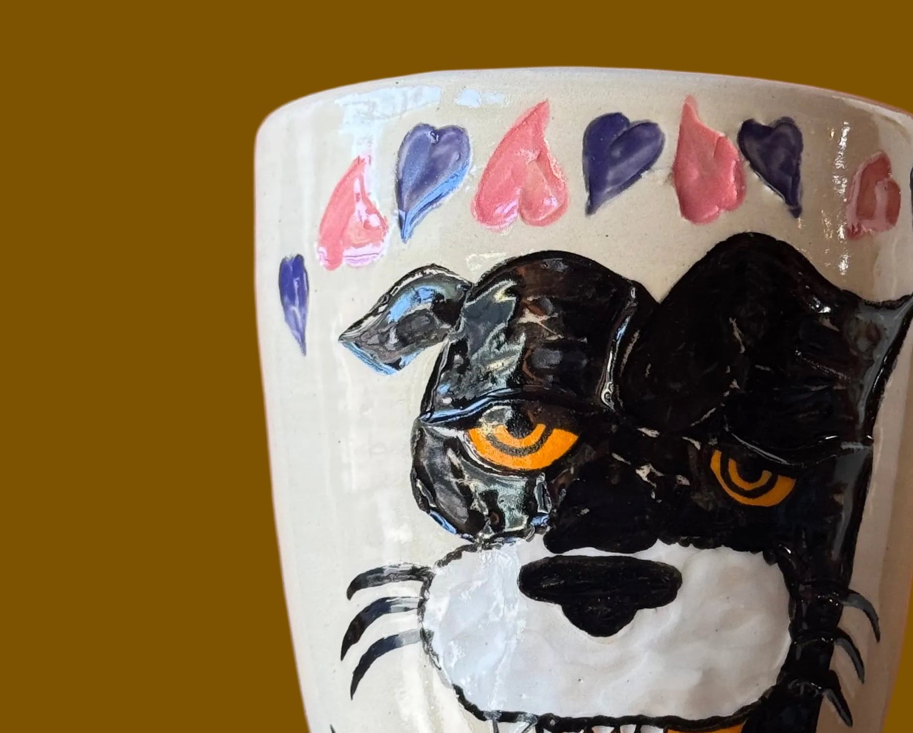 Love Drunk Panther Tumbler